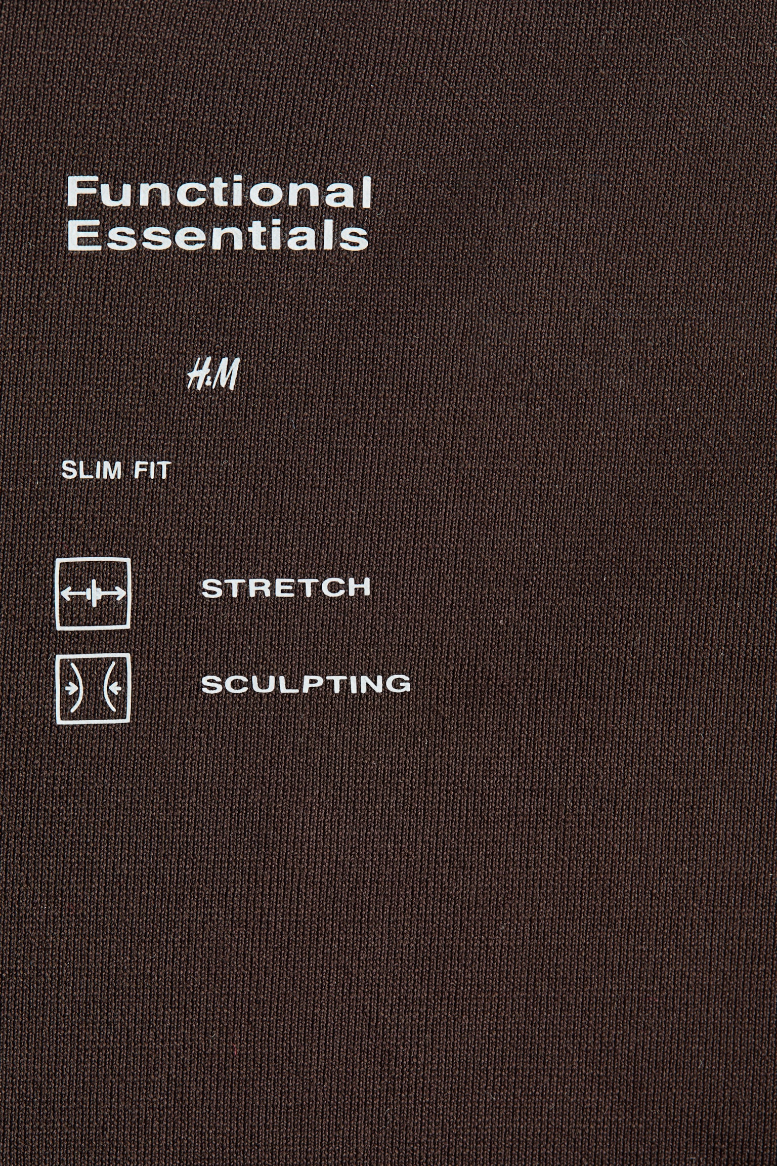 Bluză Sculpting Slim Fit - Maro-închis/Crem/Negru - 4