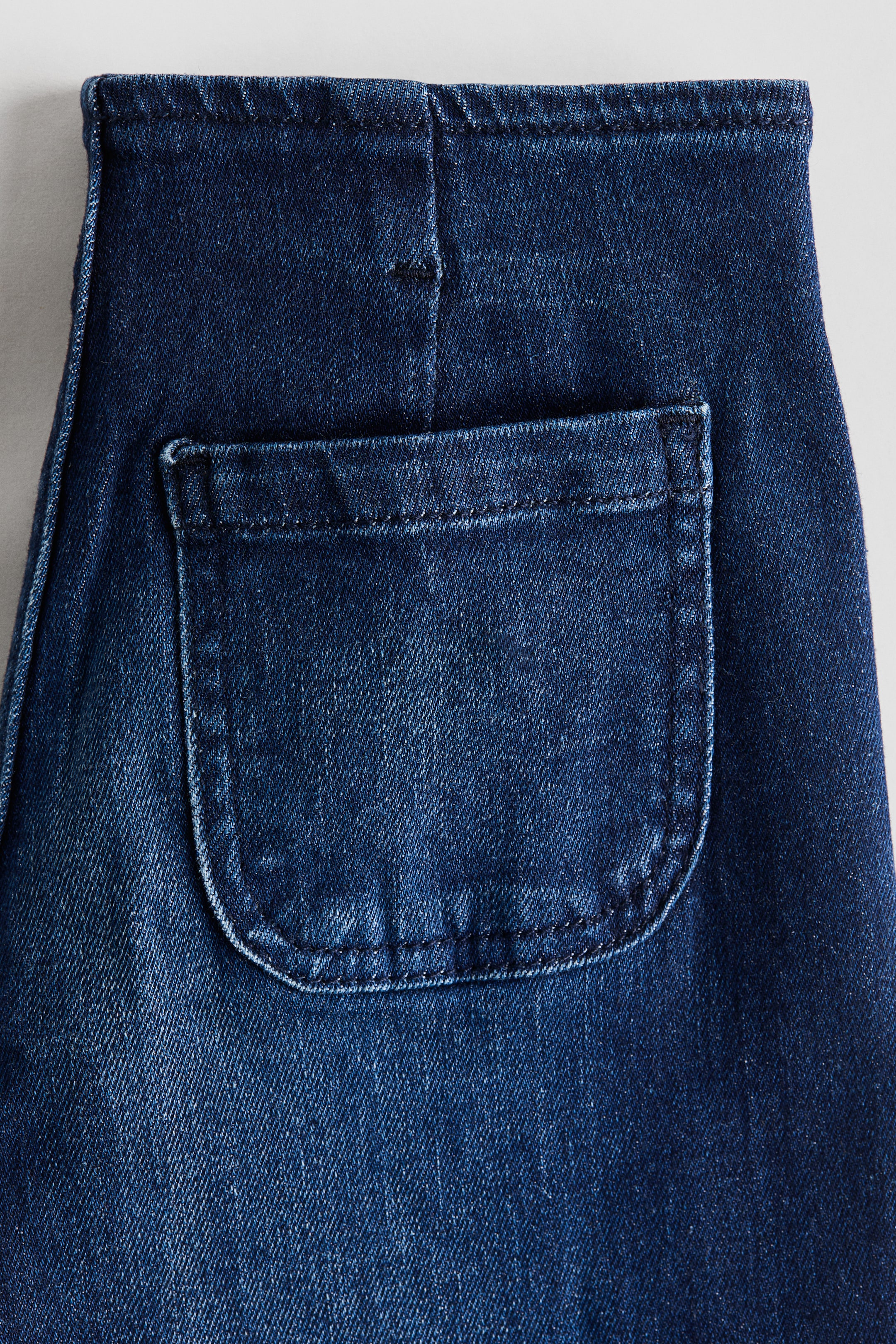 Slim-Fit Wide-Leg Jeans