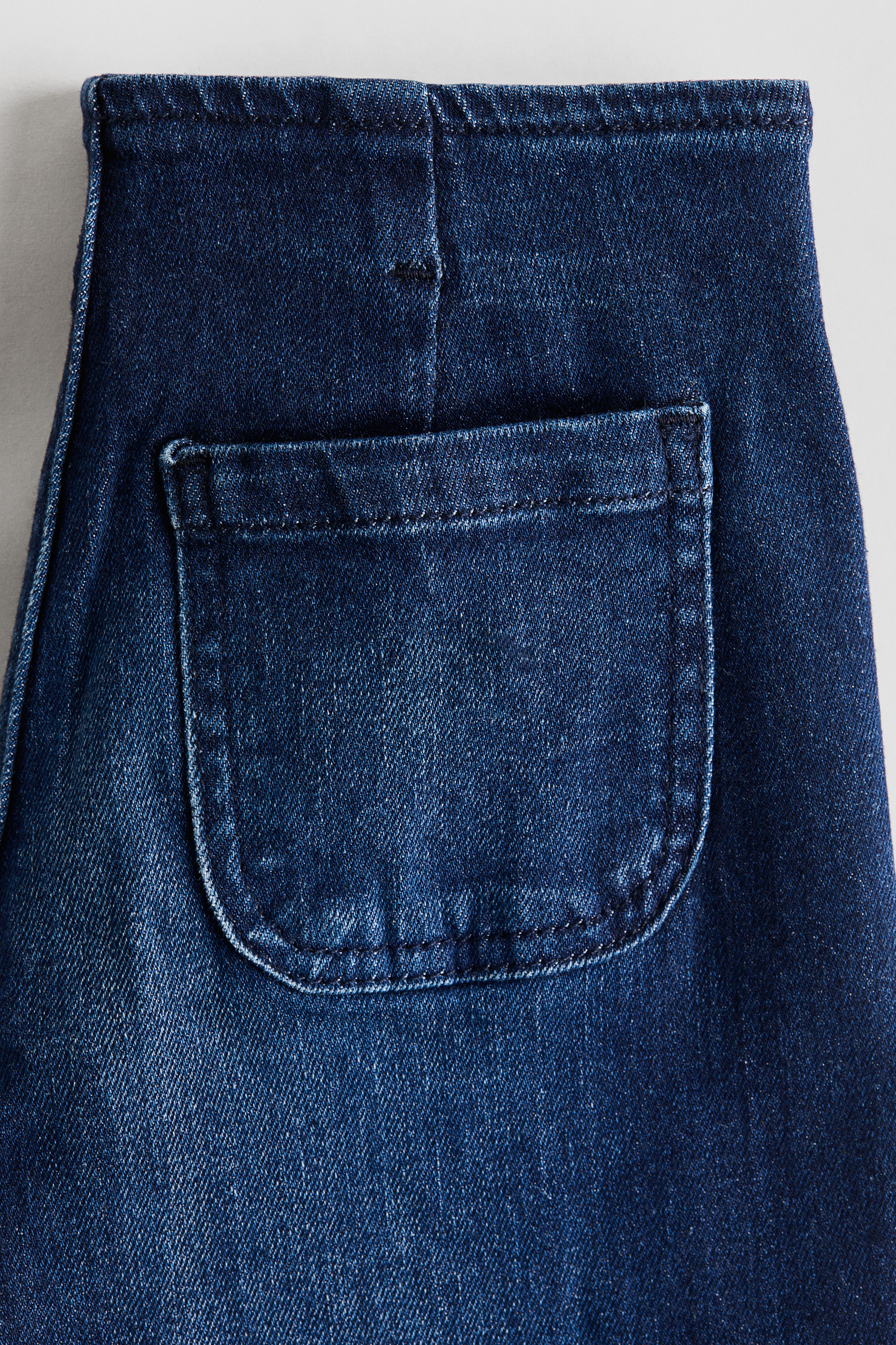 Slim-Fit Wide-Leg Jeans