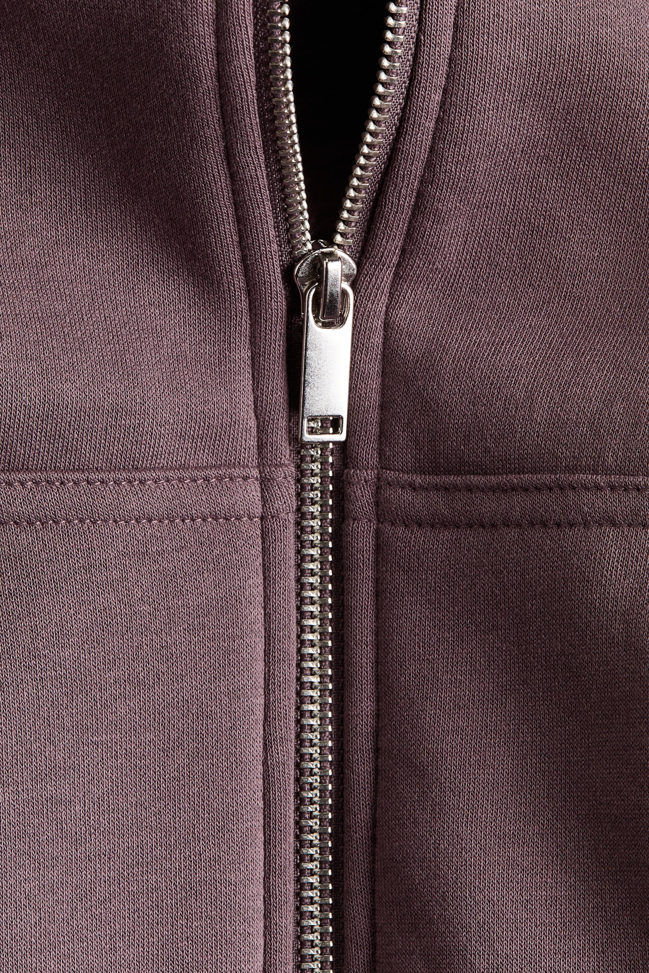 Zip-through hoodie