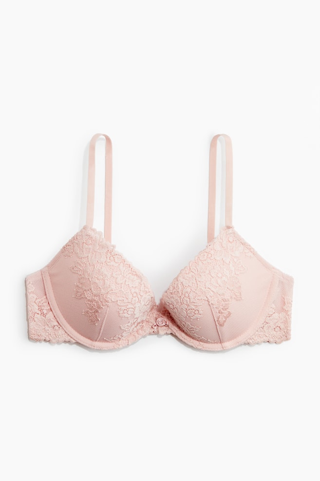 Lace push-up bra - Light pink/Powder pink/Cream/Light blue/Cream/Black/Cream/Burgundy/Cream/Dark brown/Old rose/Light brown/Cream/Dark blue/White/Light beige/White - 1
