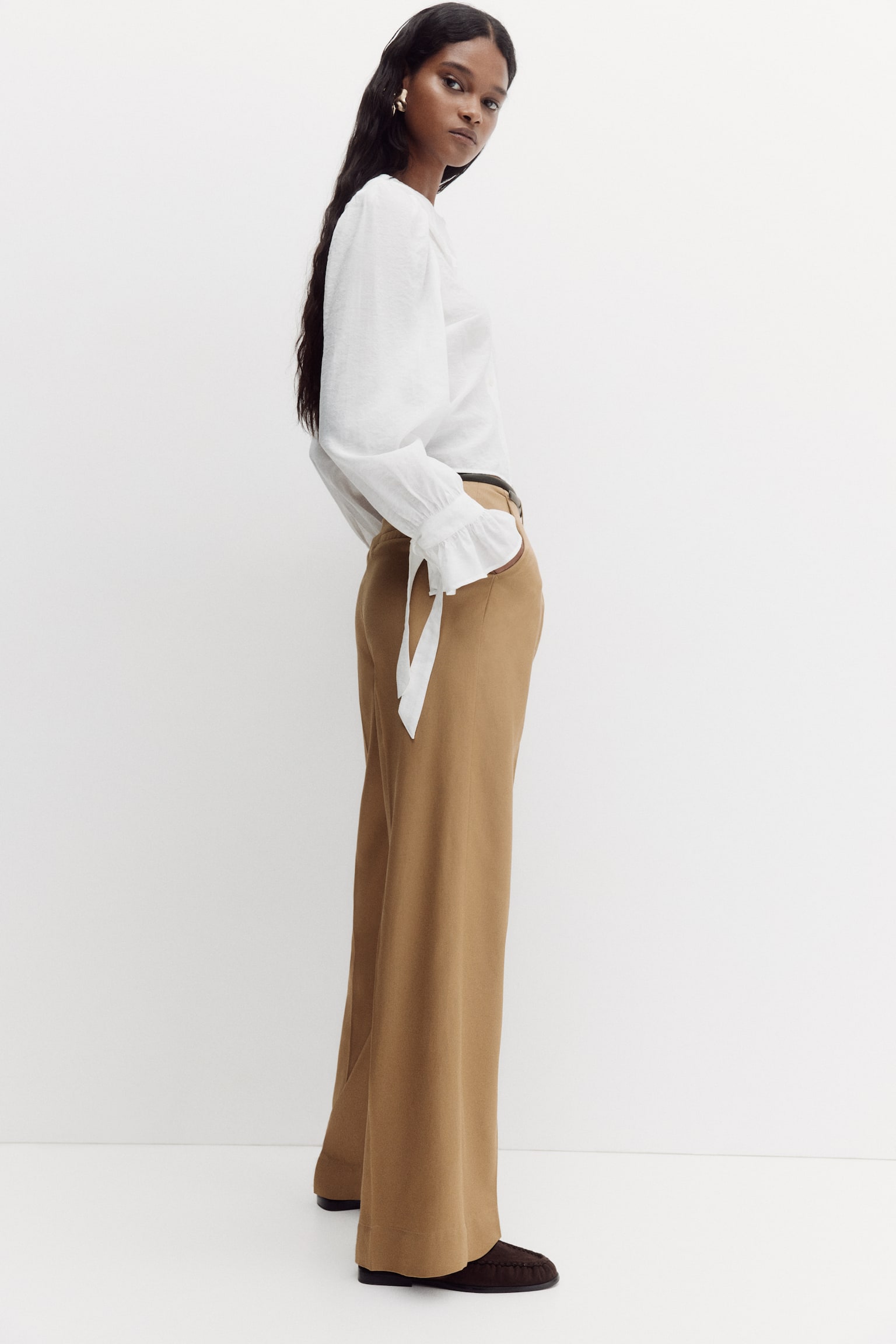 Pantalon chic - Beige foncé - 4