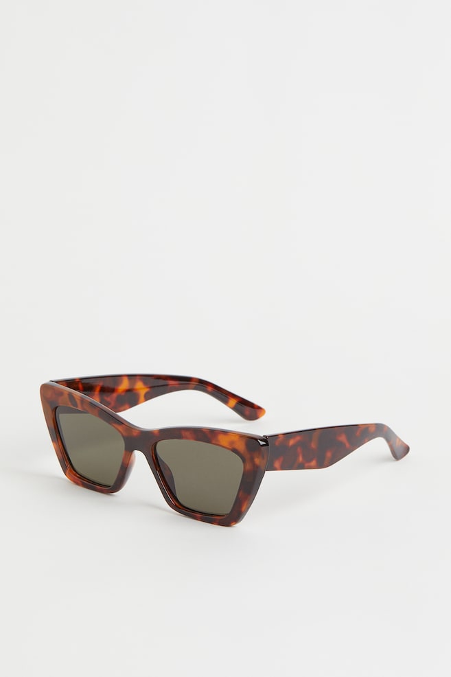 Polariserte solbriller - Brun/Skilpaddemønstret/Sort/Dark brown - 1