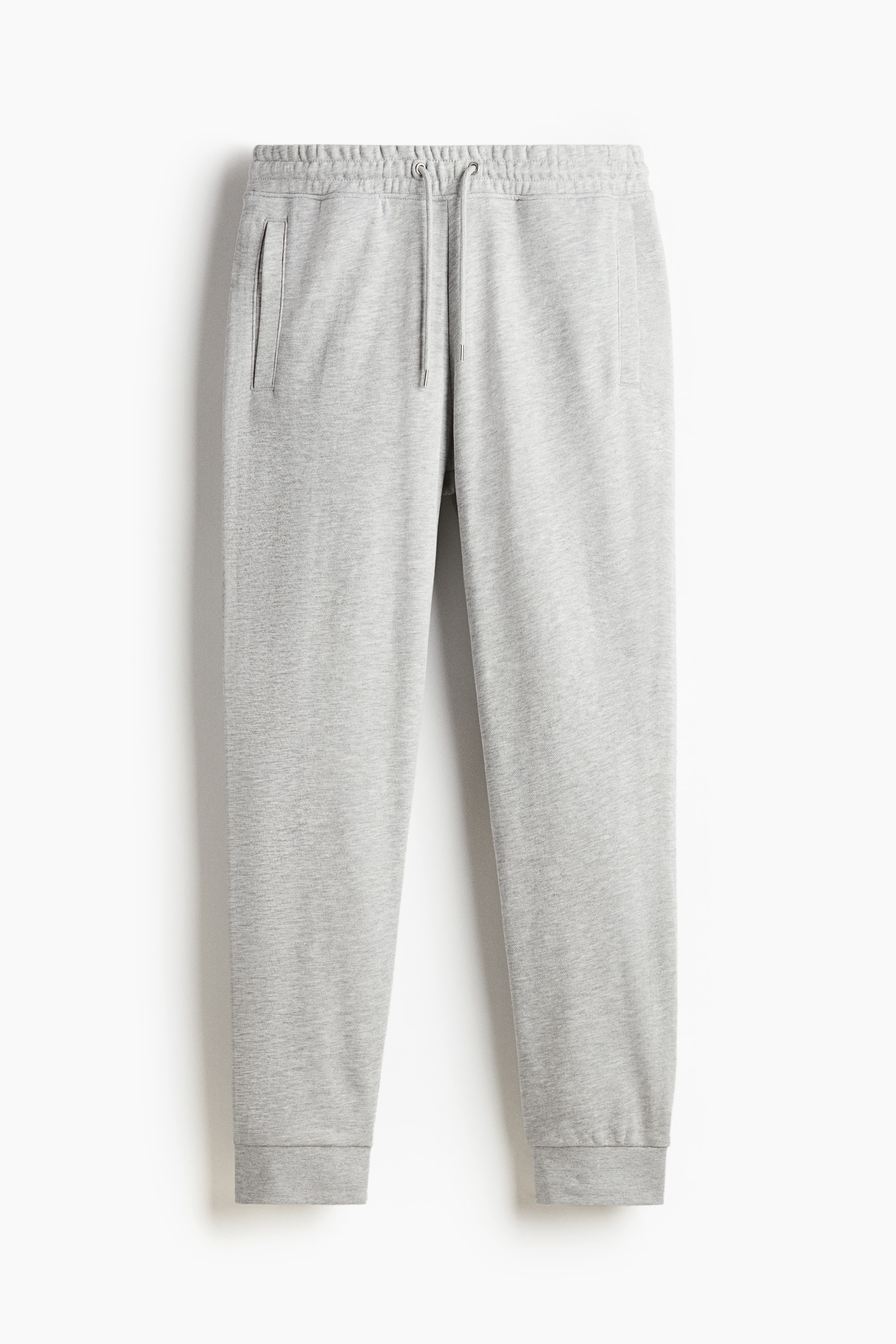 Regular-Fit Tapered Sweatpants - Gray melange - Men | H&M US