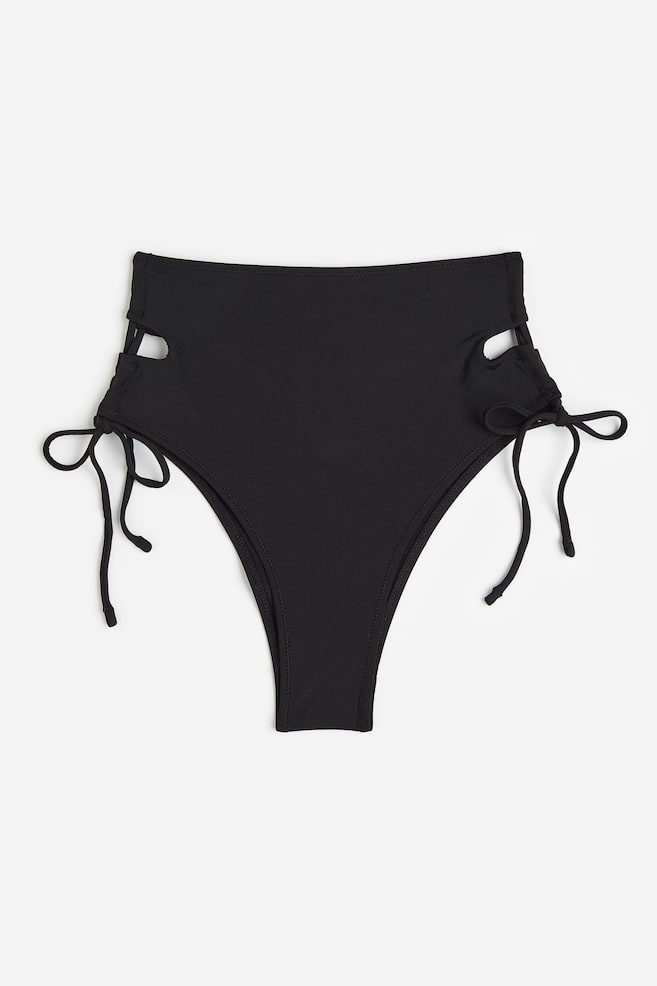 Brazilian bikini bottoms - Black/Pink/Orange - 2