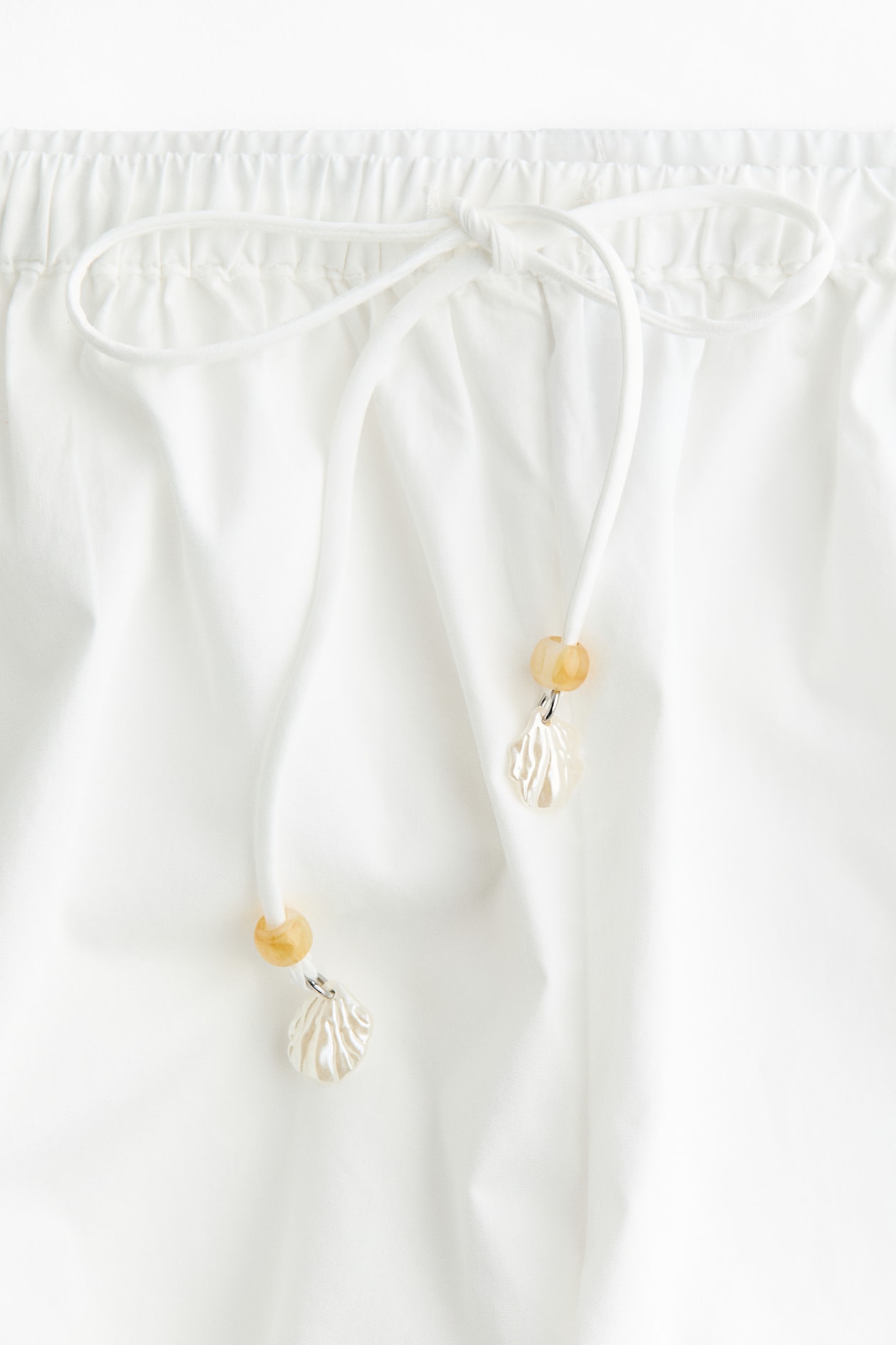 Lace-Trimmed Poplin Shorts - image 5