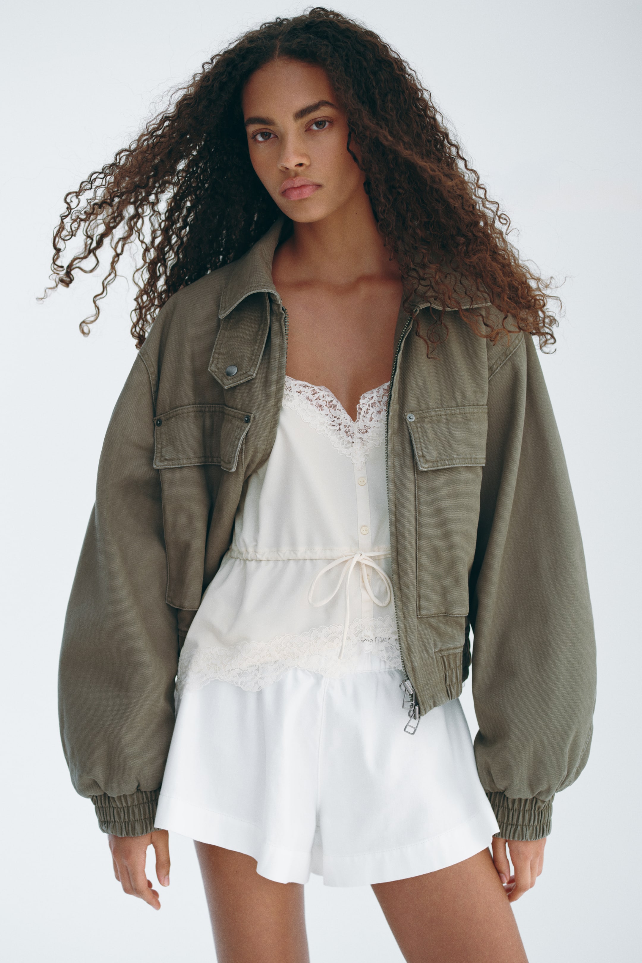 Женские топы H&M Drawstring-Detail Camisole Top — фото 5