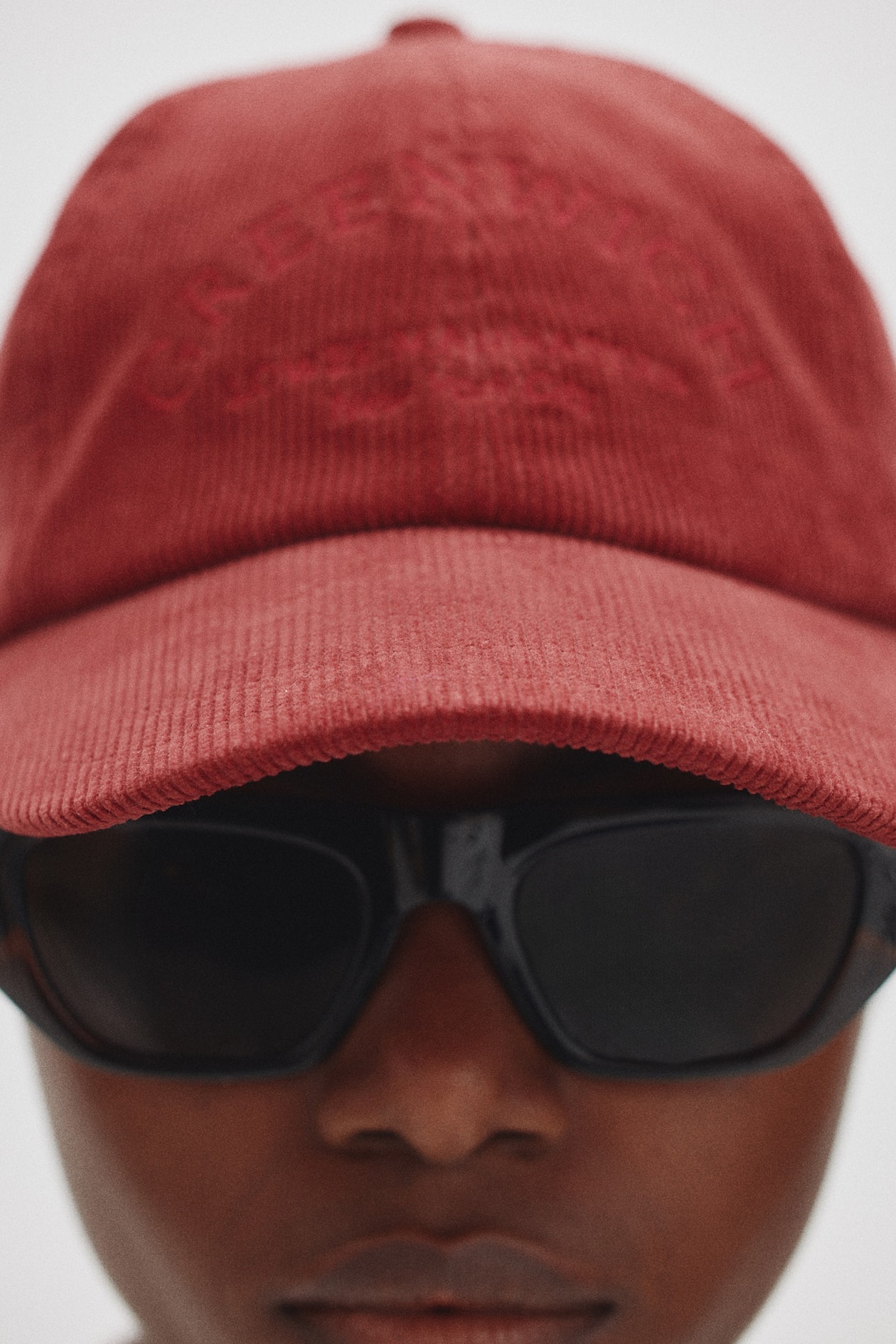 Fashion Lux Red Corduroy Hat Corduroy  main image 2