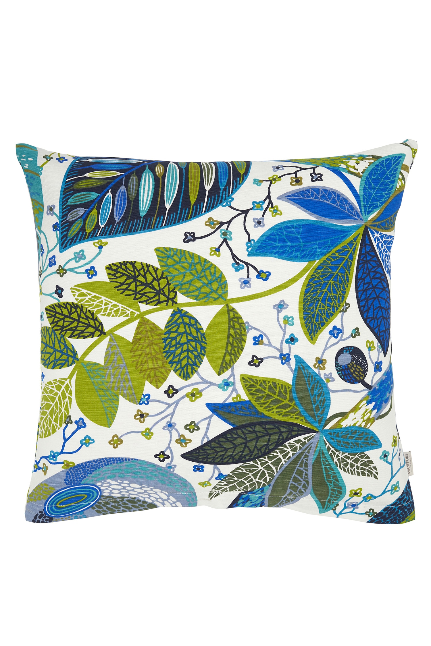 Svanefors - Adam & Eva Cushion - Blauw - size: 45x45