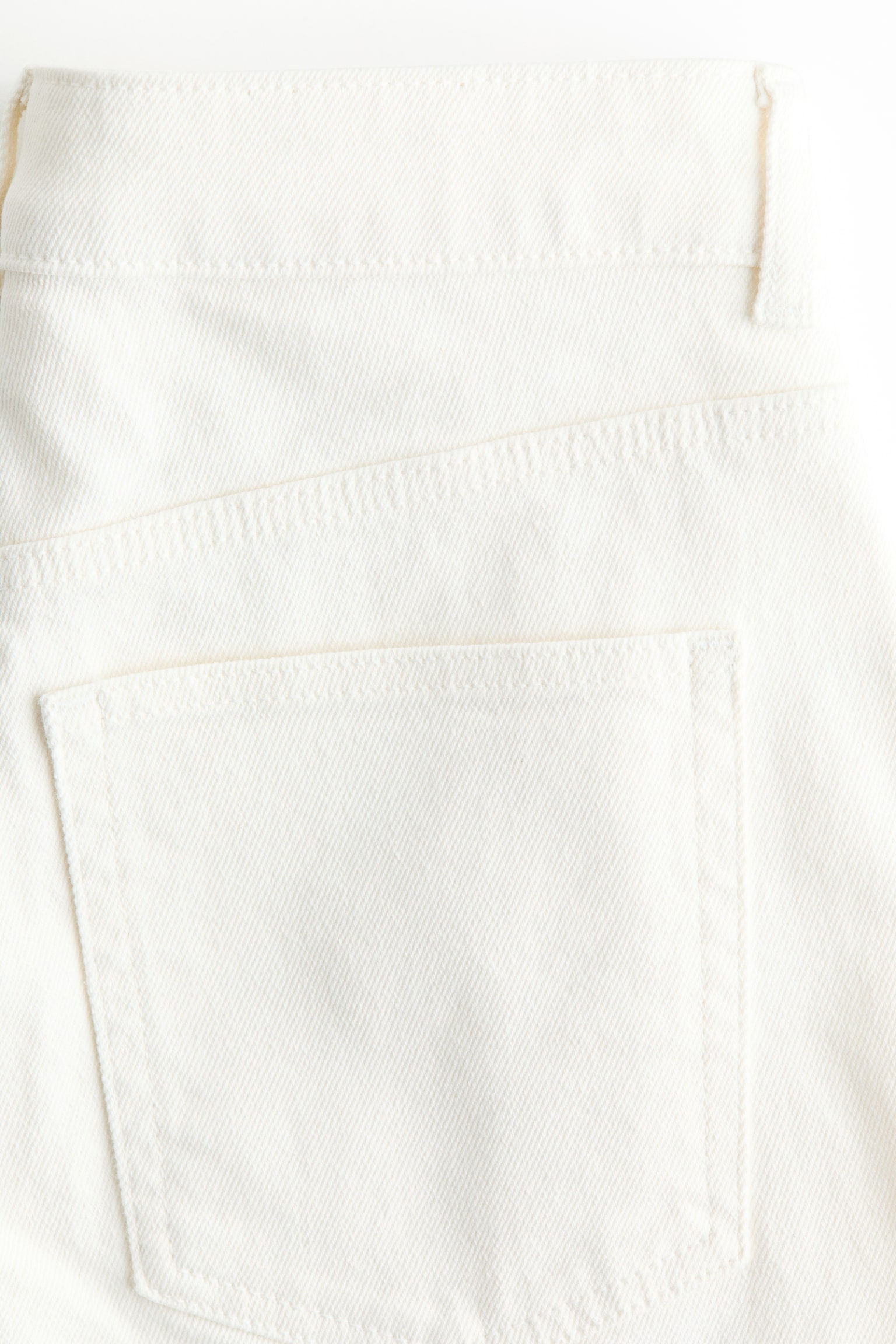 Dżinsowe szorty z wysokim stanem - Kremowy/Ciemnoszary/Jasnoniebieski denim/Niebieski denim - 3