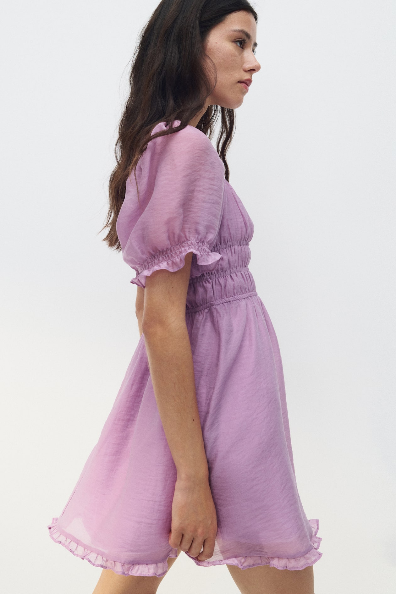 Smocked-Detail Dress - image 3