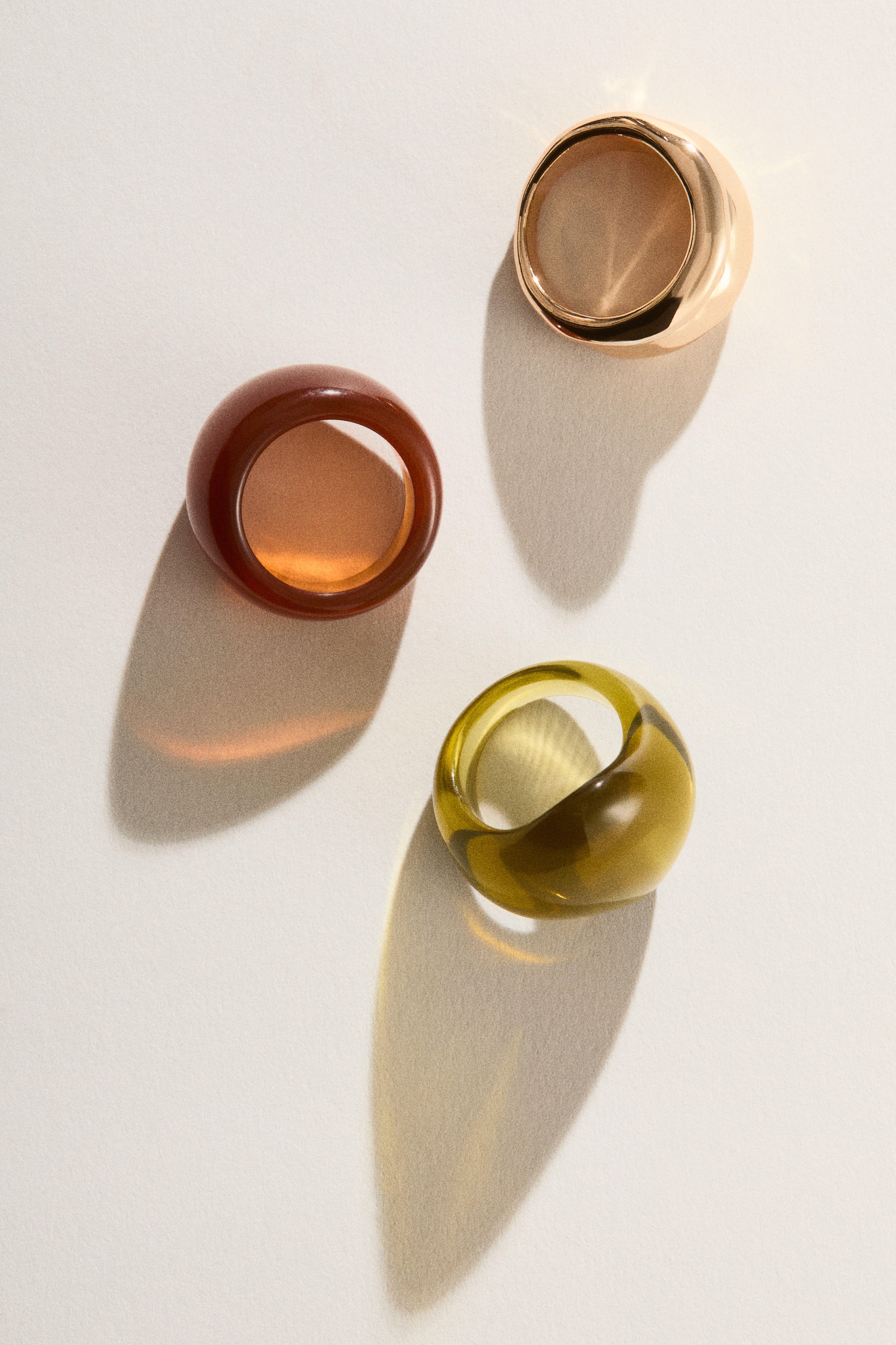 3-pack chunky rings