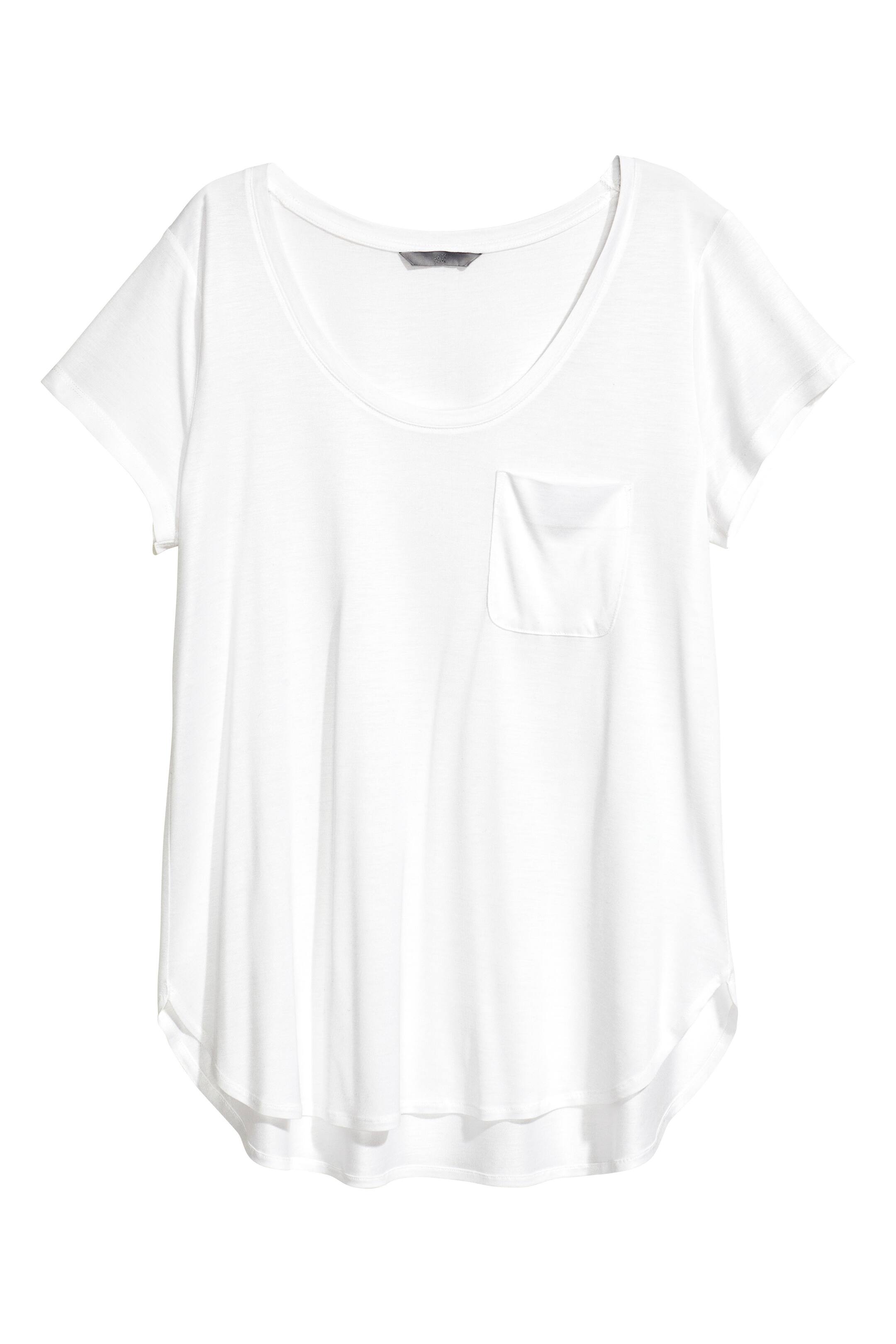 Grotere afbeelding bekijken: Tricot top - Wit - DAMES | H&M NL 1
