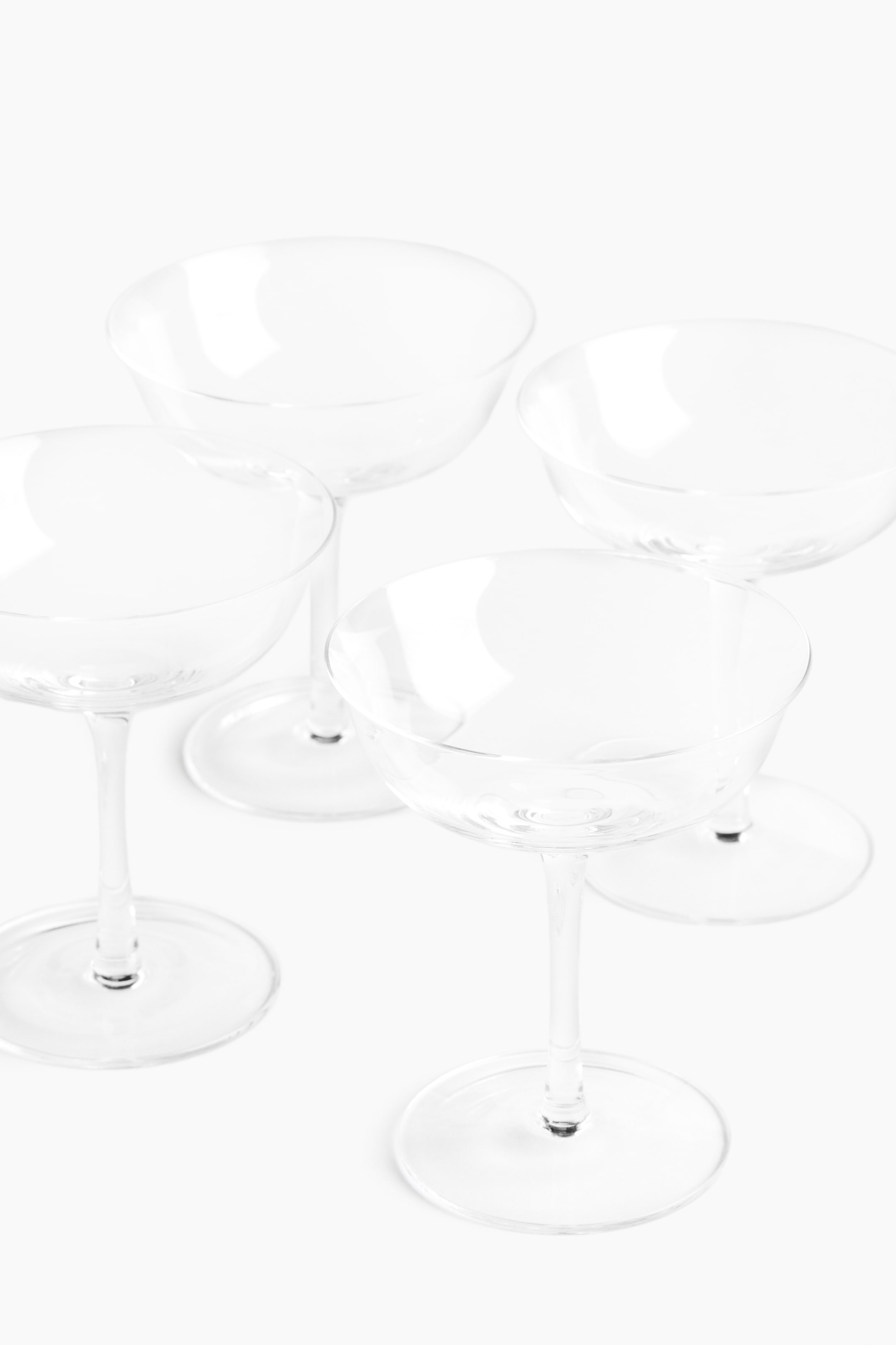 4-Pack Delicate Coupe Glasses