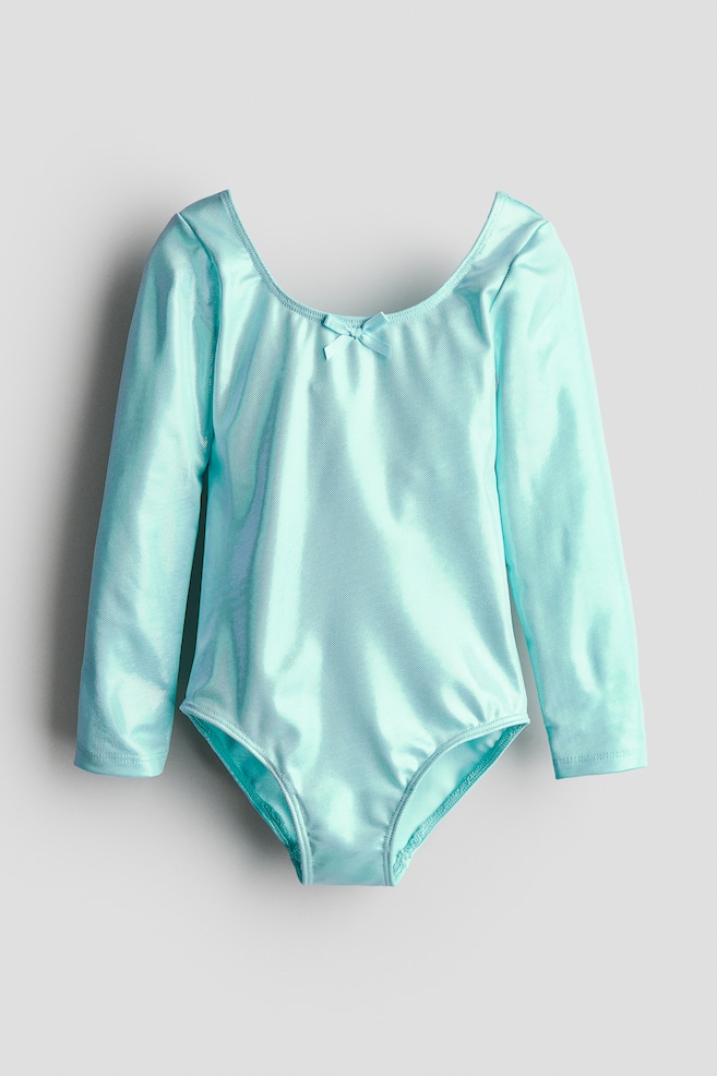 Justaucorps à manches longues - Turquoise clair - 1