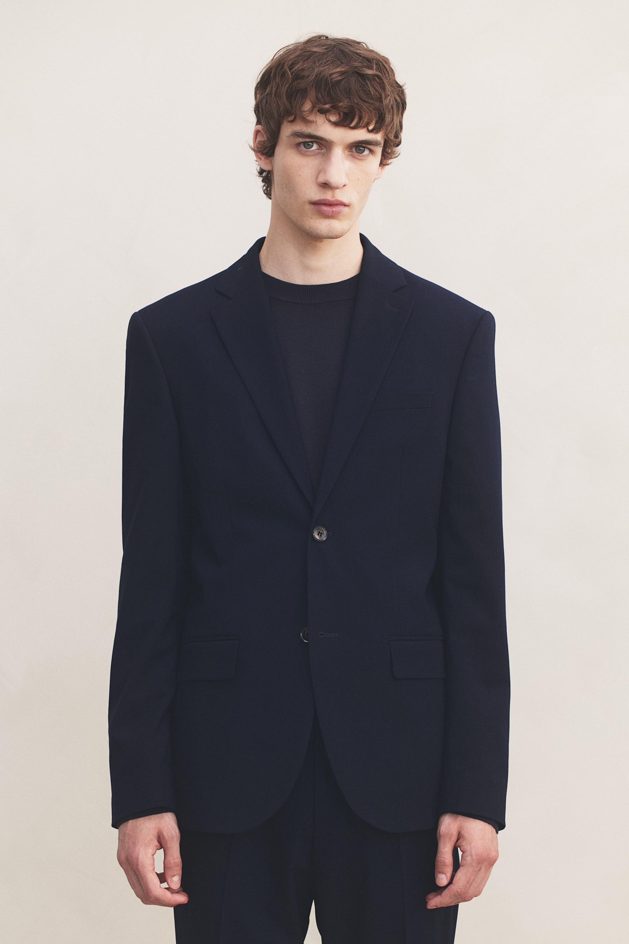 Regular Fit Jacket - Navy blue - Men | H&M GB 1