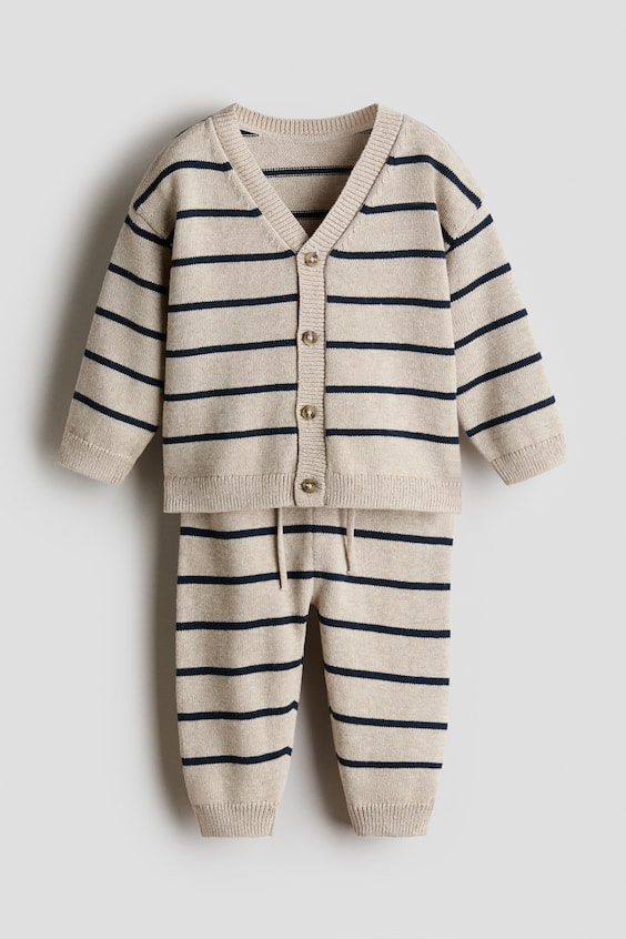 H&M 2-Piece Cotton-Knit Set