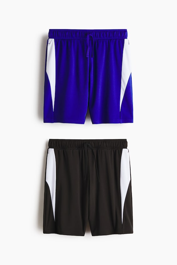 Детские шорты H&M 2-Pack Soccer Shorts with DryMove™