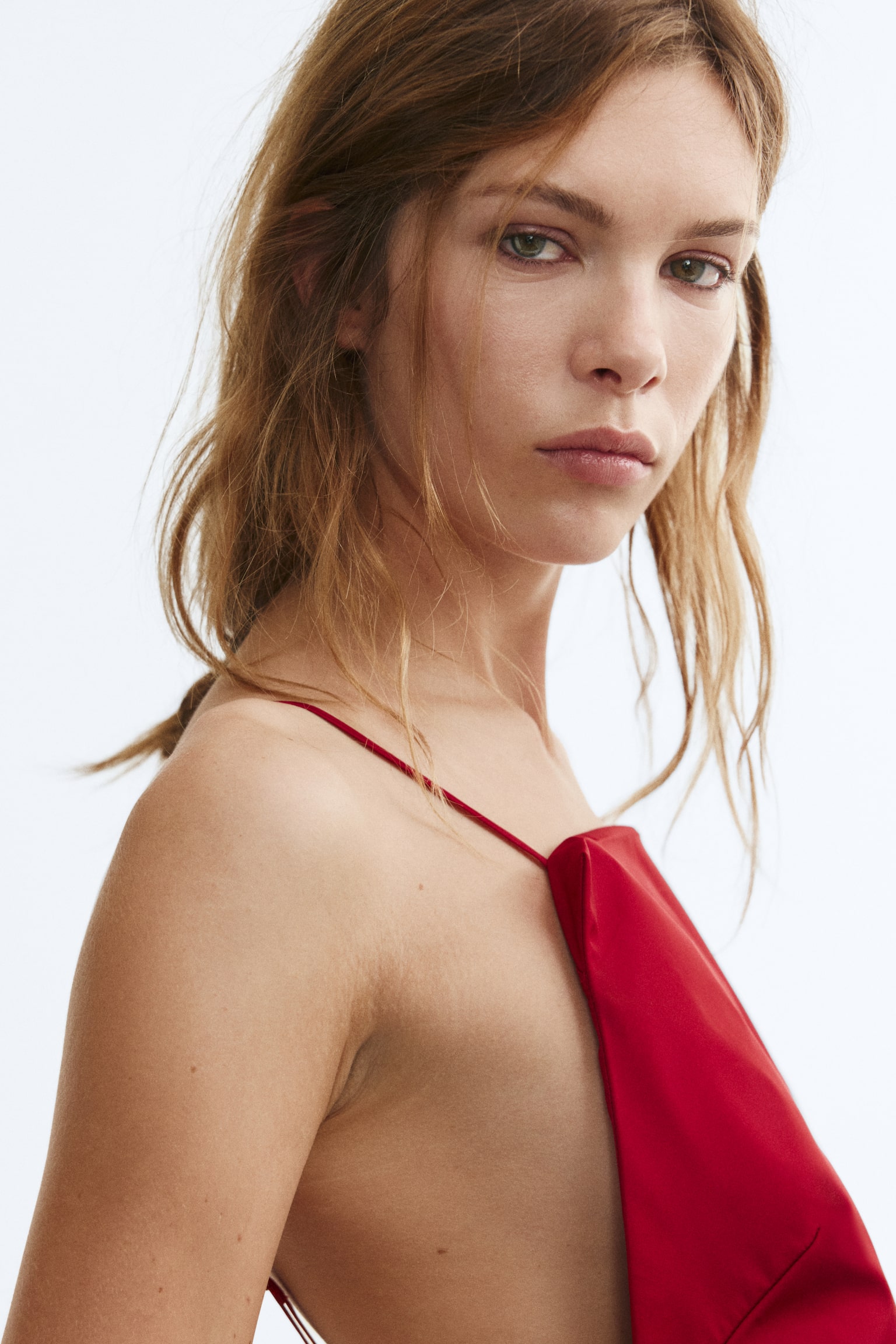 Женский топ H&M Appliquéd Camisole, цвет: Красный — фото 4
