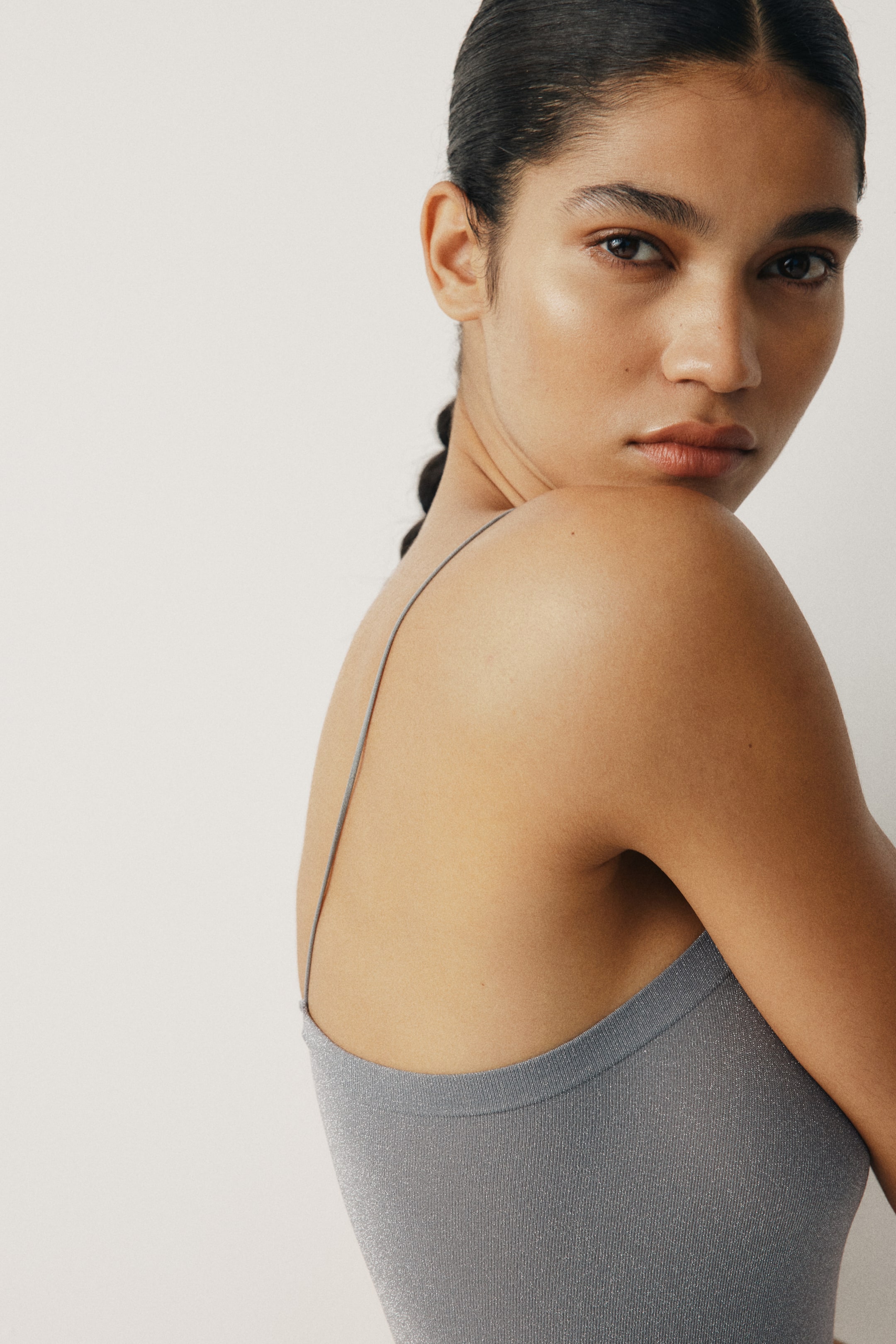 Visualizza immagine più grande: Glittery seamless body - Grigio | H&M IT 3