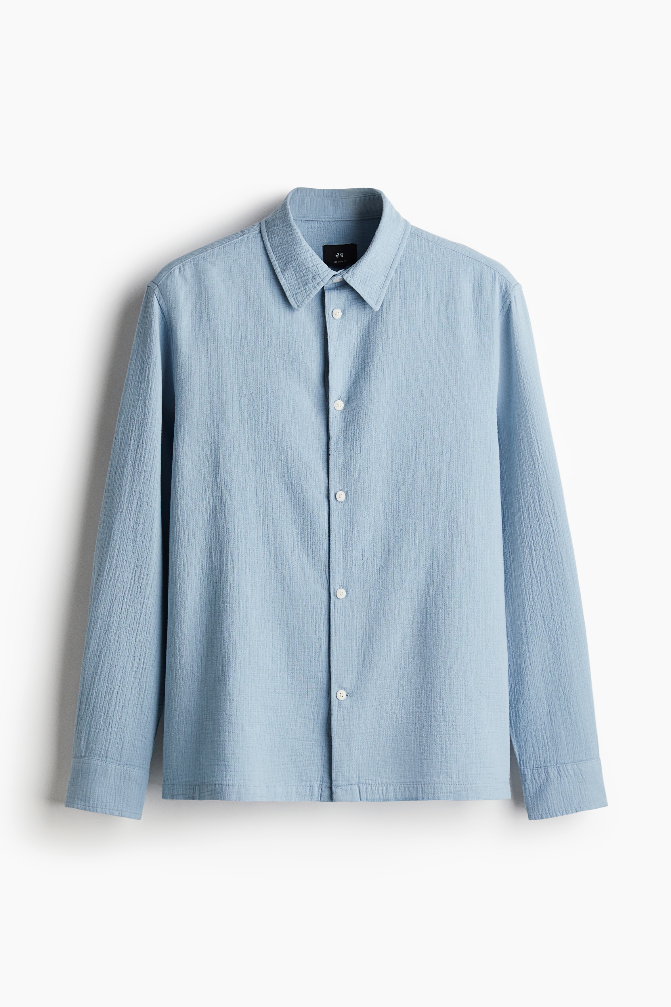 Chemise à manches longues - MARQUE - Navy Blue - Élastique - Fibre de