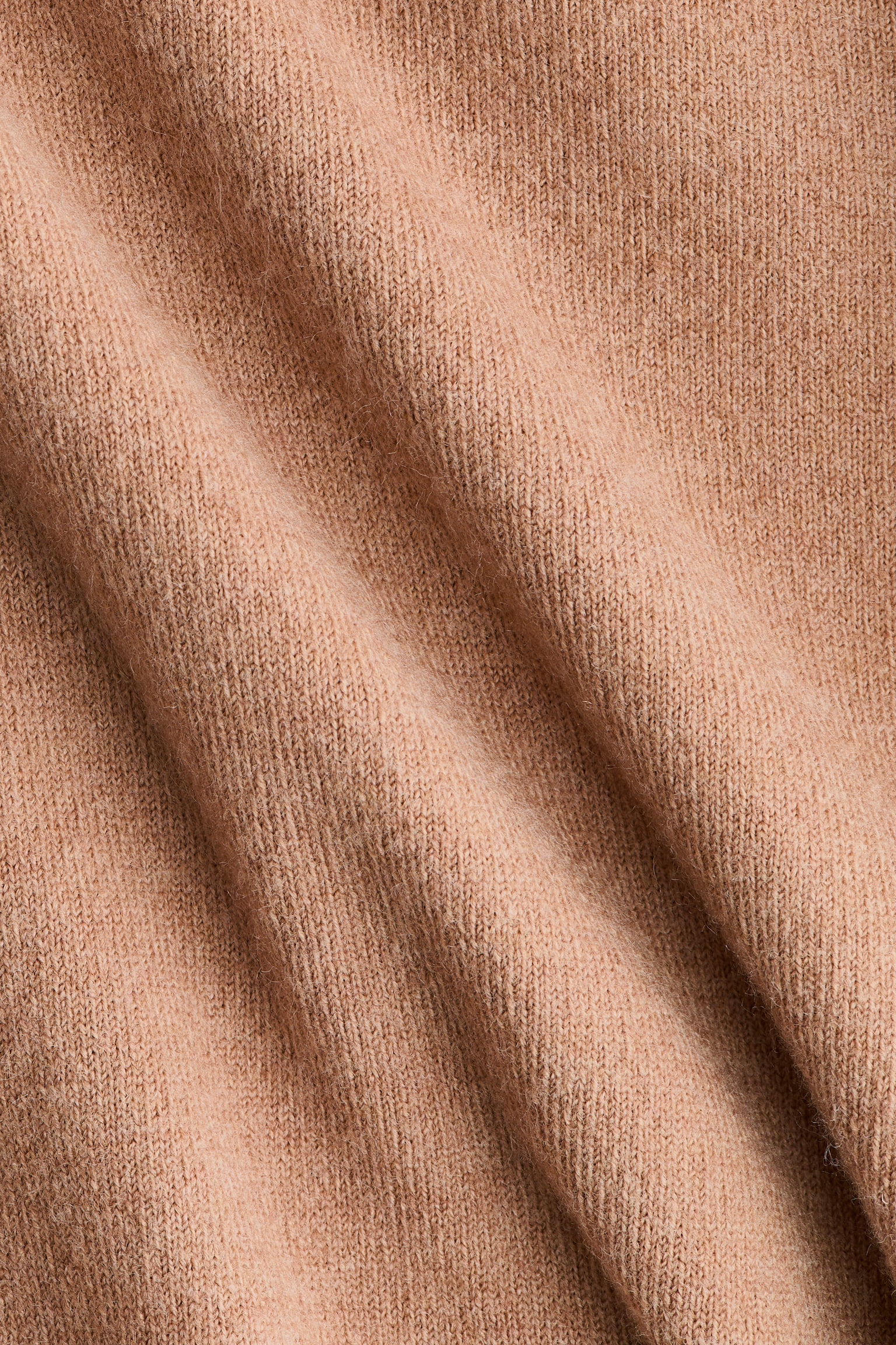 Женский свитер H&M Oversized V-Neck, цвет: Тёмный бежевый — фото 6