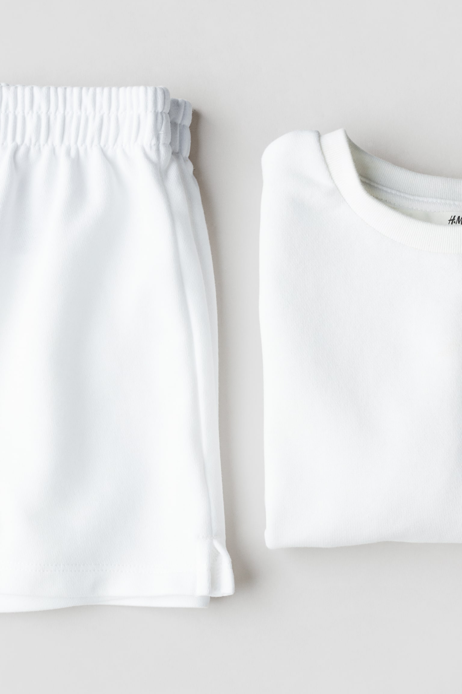 2-piece sweatshirt set - White - 4