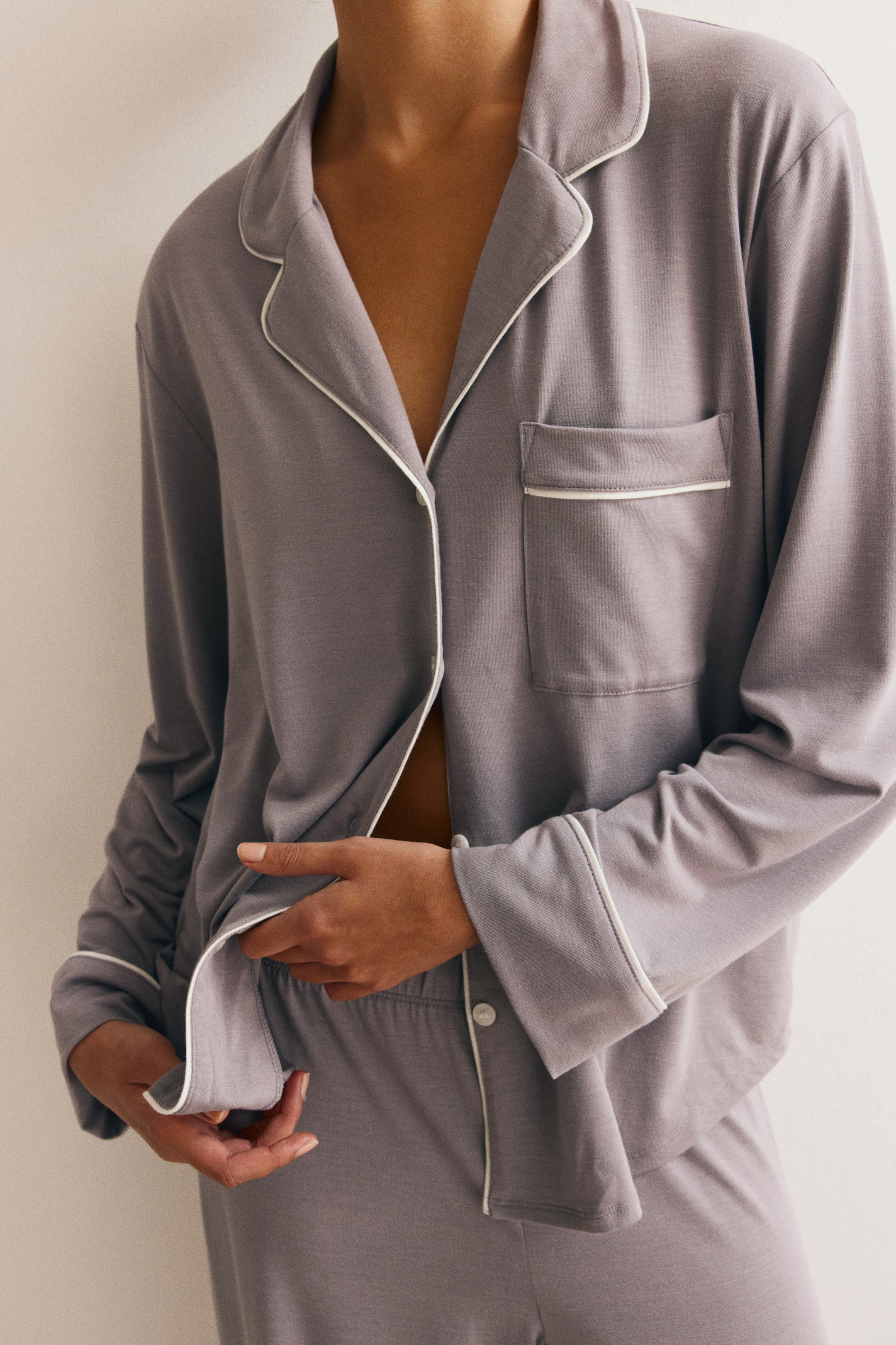 Viscose-Blend Pajamas