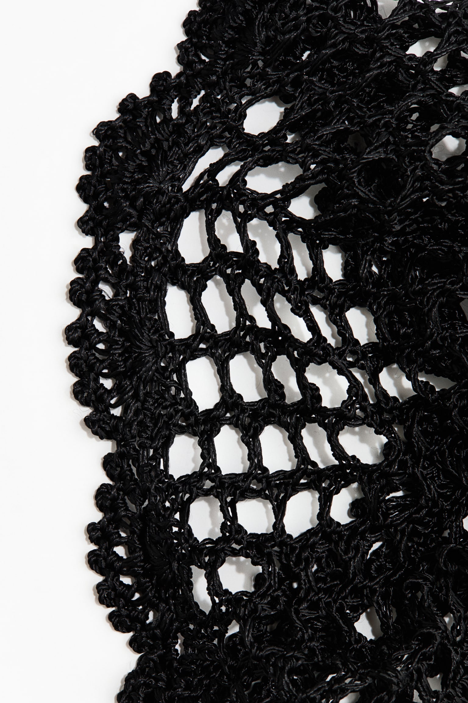 Женский головной убор H&M Crochet-Look Hat, цвет: Чёрный — фото 3