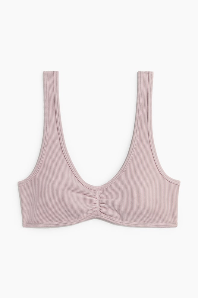 Seamless Soft bra - Dusty pink/Brown - 1