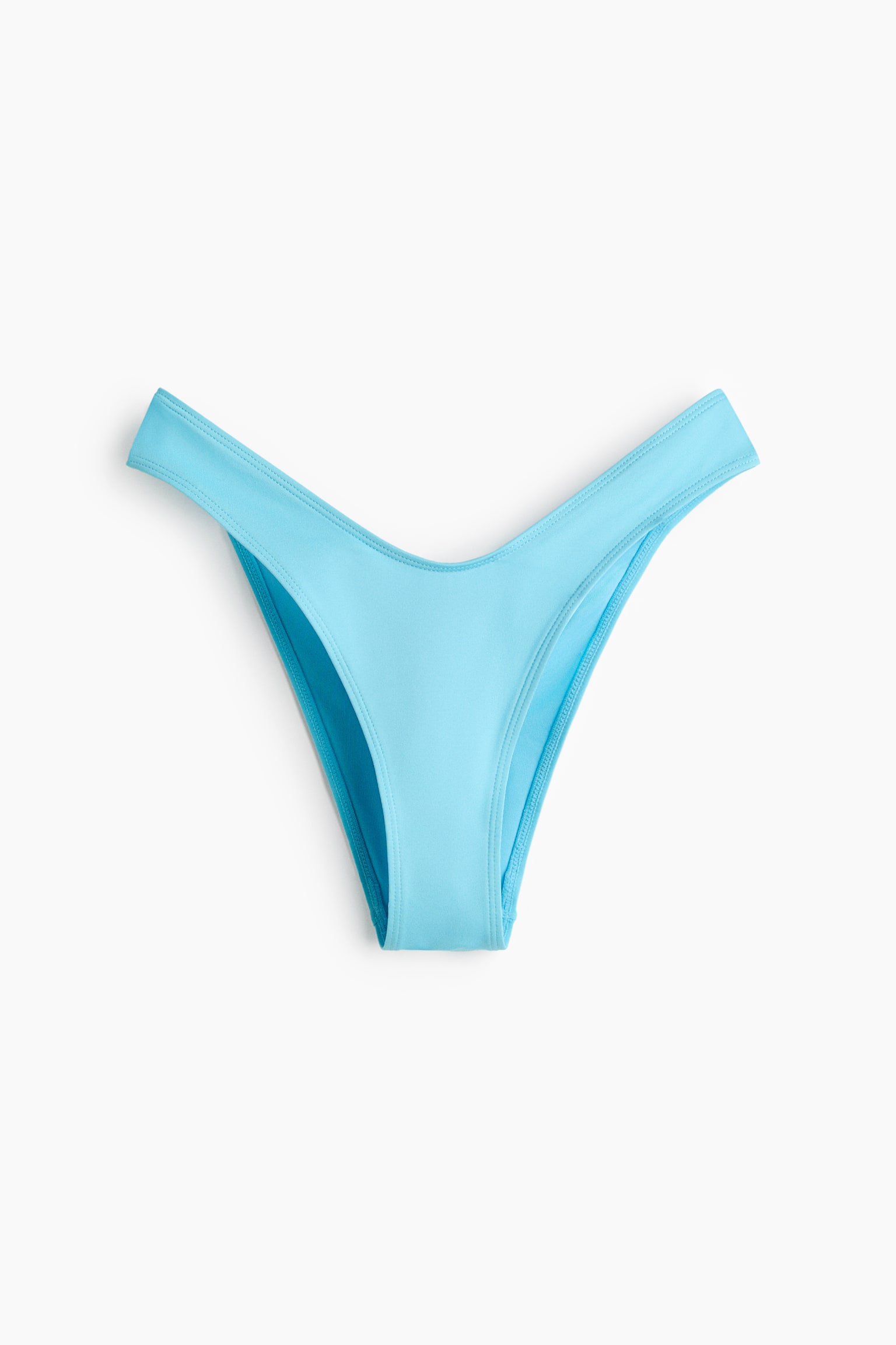 Brazilian tanga bikini bottoms - Turquoise/Navy blue/Dark pink/Bright blue/Black/Polka dot - 1