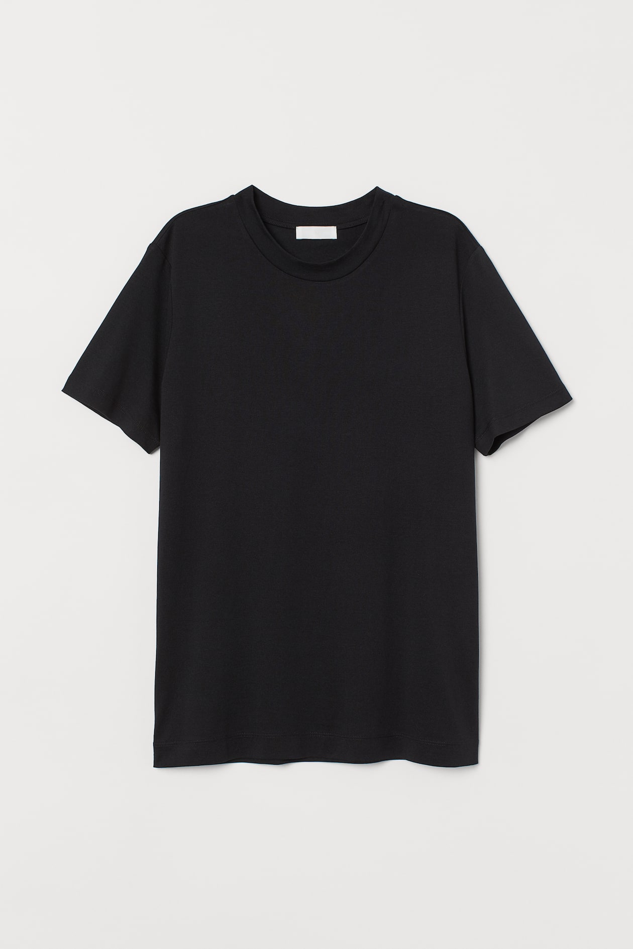 Silk-blend T-shirt - Black - Ladies 