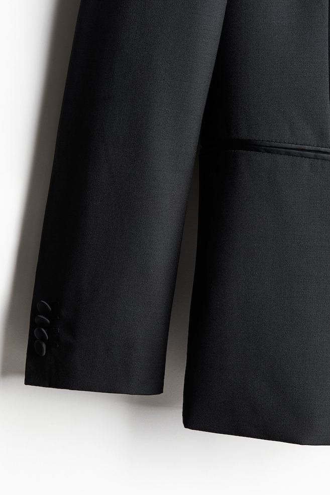 Americana de esmoquin de un botón Slim Fit - Negro - 2