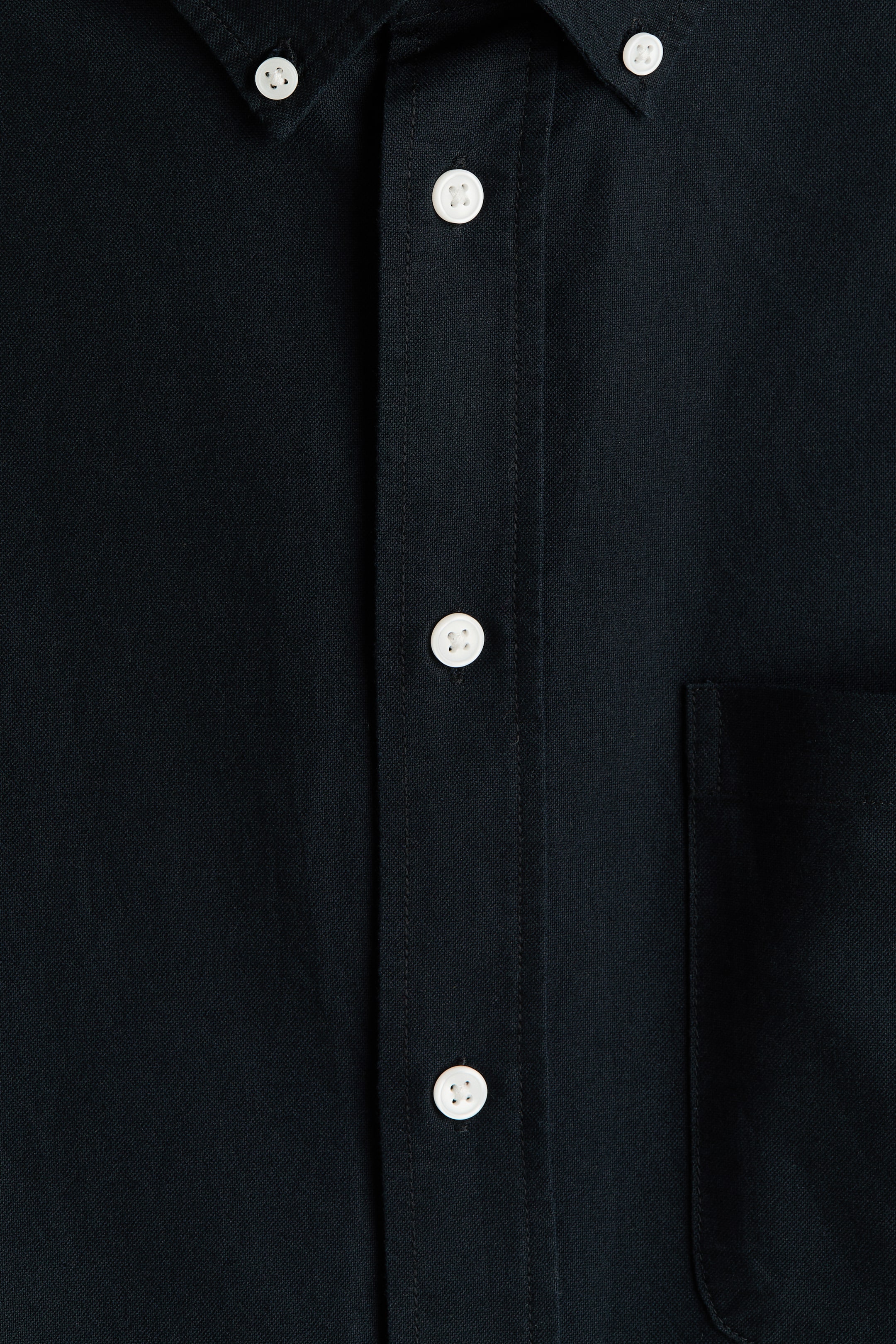 Chemise Oxford décontractée avec manches courtes