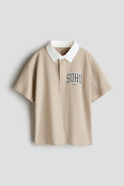 半袖ラガーシャツ