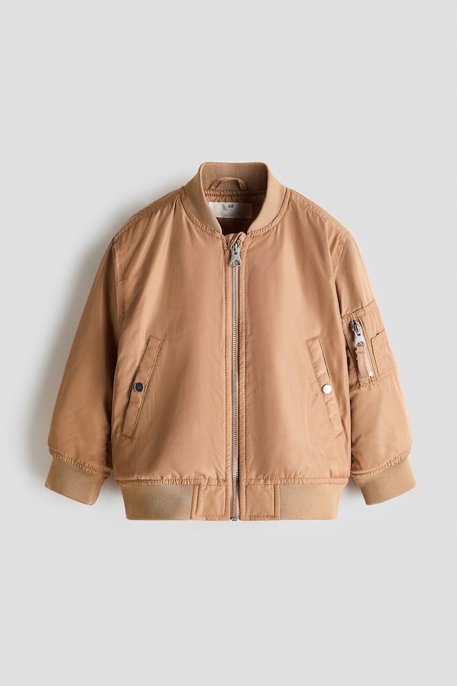 Pilotenjacke - Hellbraun - 1