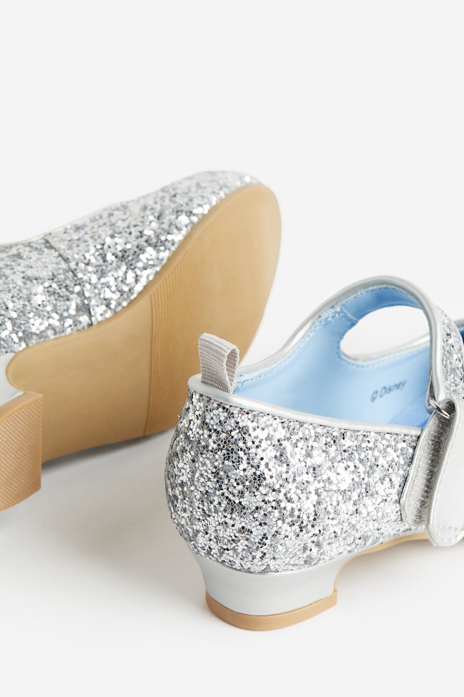 Glittery shoes - Silver-coloured/Frozen/Pink/Disney Princesses - 4