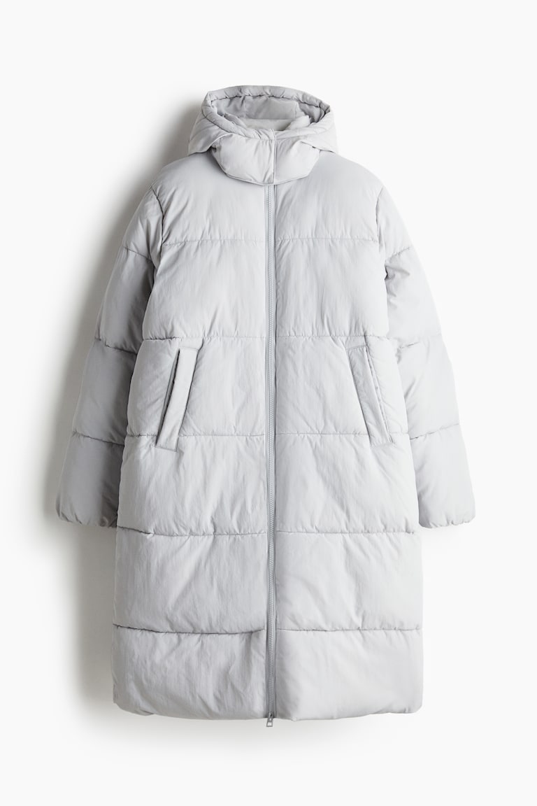Doudoune longue Gris clair FEMME H&M FR