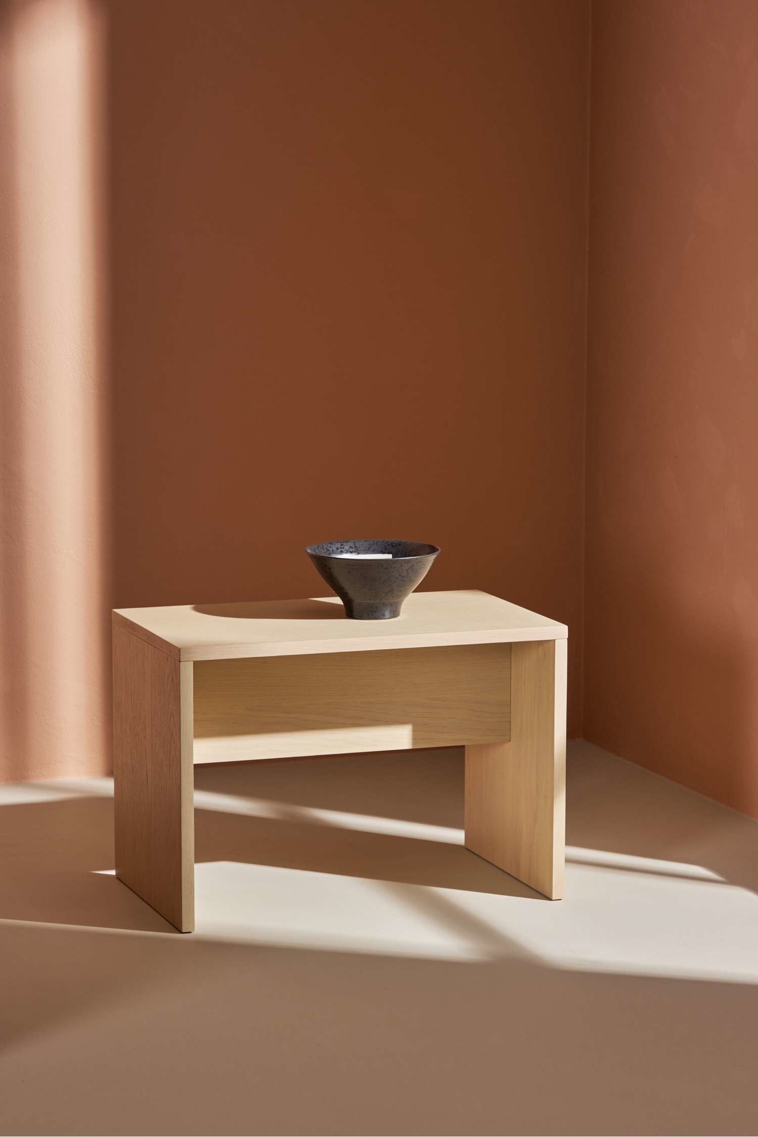 Juni Sofa Table - Mdf, Whitewash/Mdf, Black