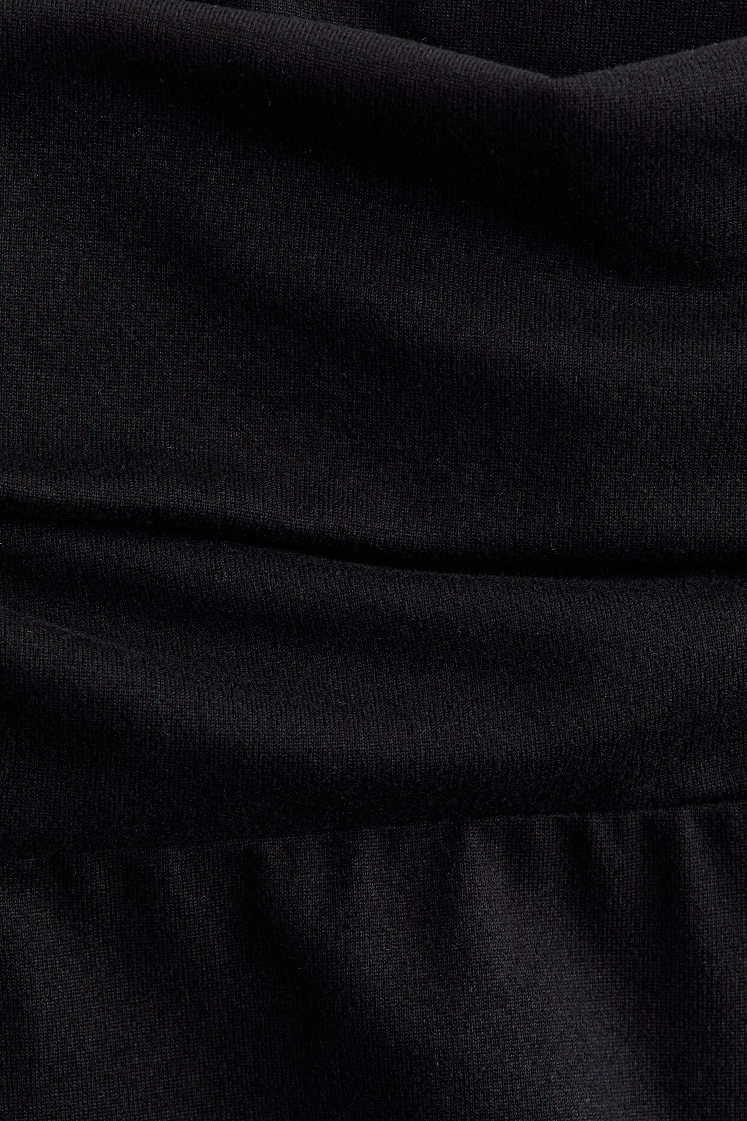 Женские брюки H&M Flared Brushed Jersey Pants, цвет: Чёрный — фото 5