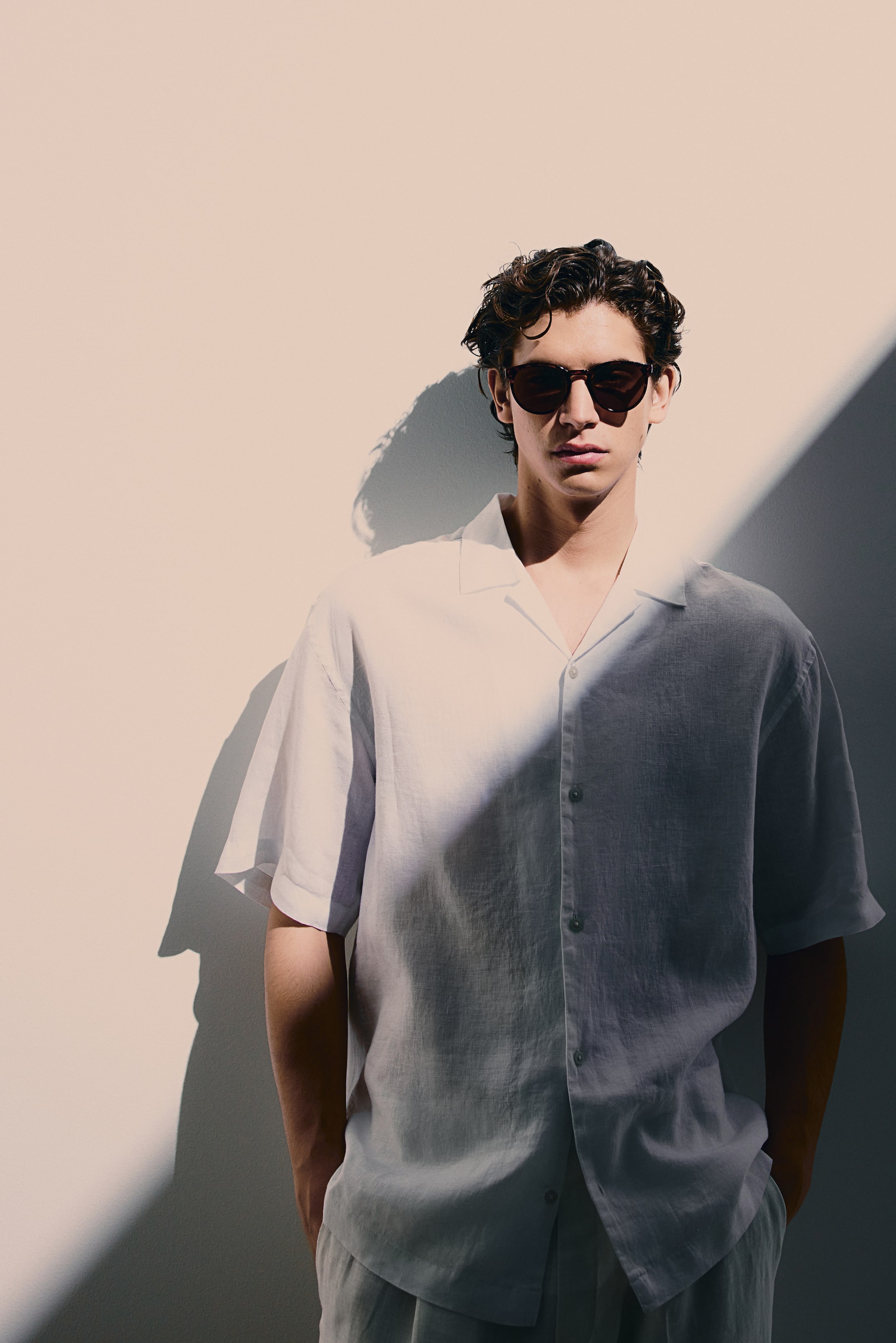 Relaxed Fit Linen Resort Shirt