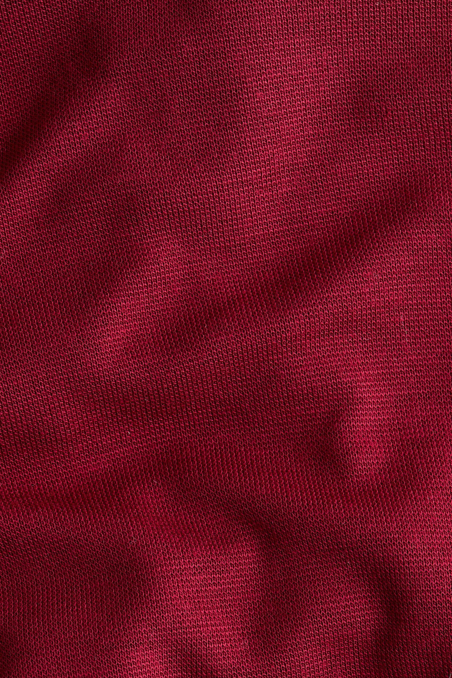 Женский топ H&M Mock Turtleneck Viscose Top, цвет: Тёмный красный — фото 5