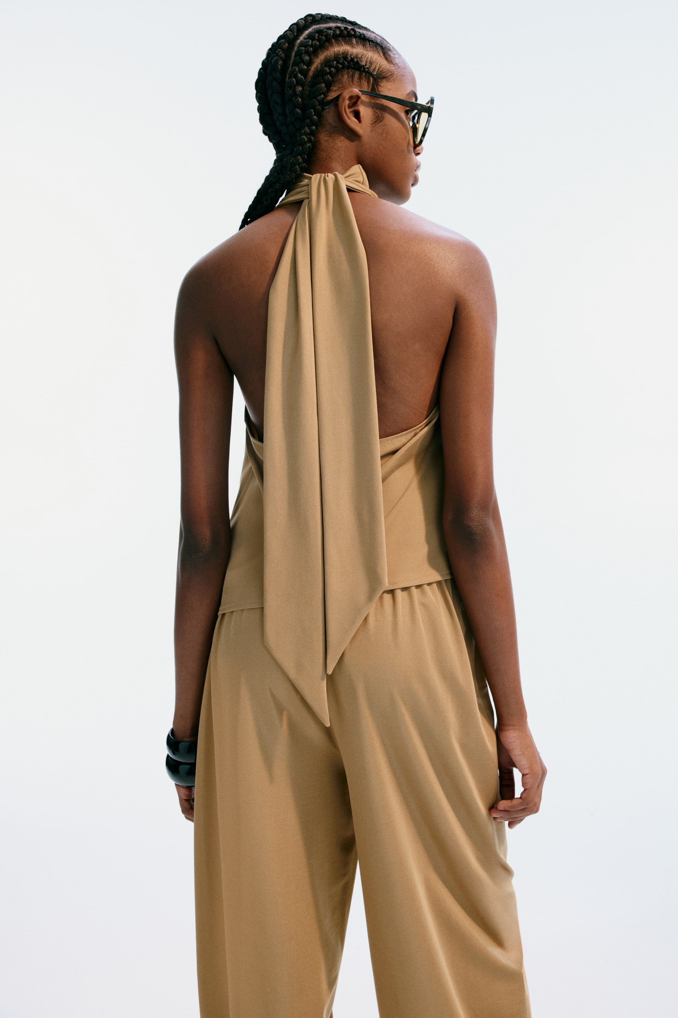 Asymmetric Halterneck Top