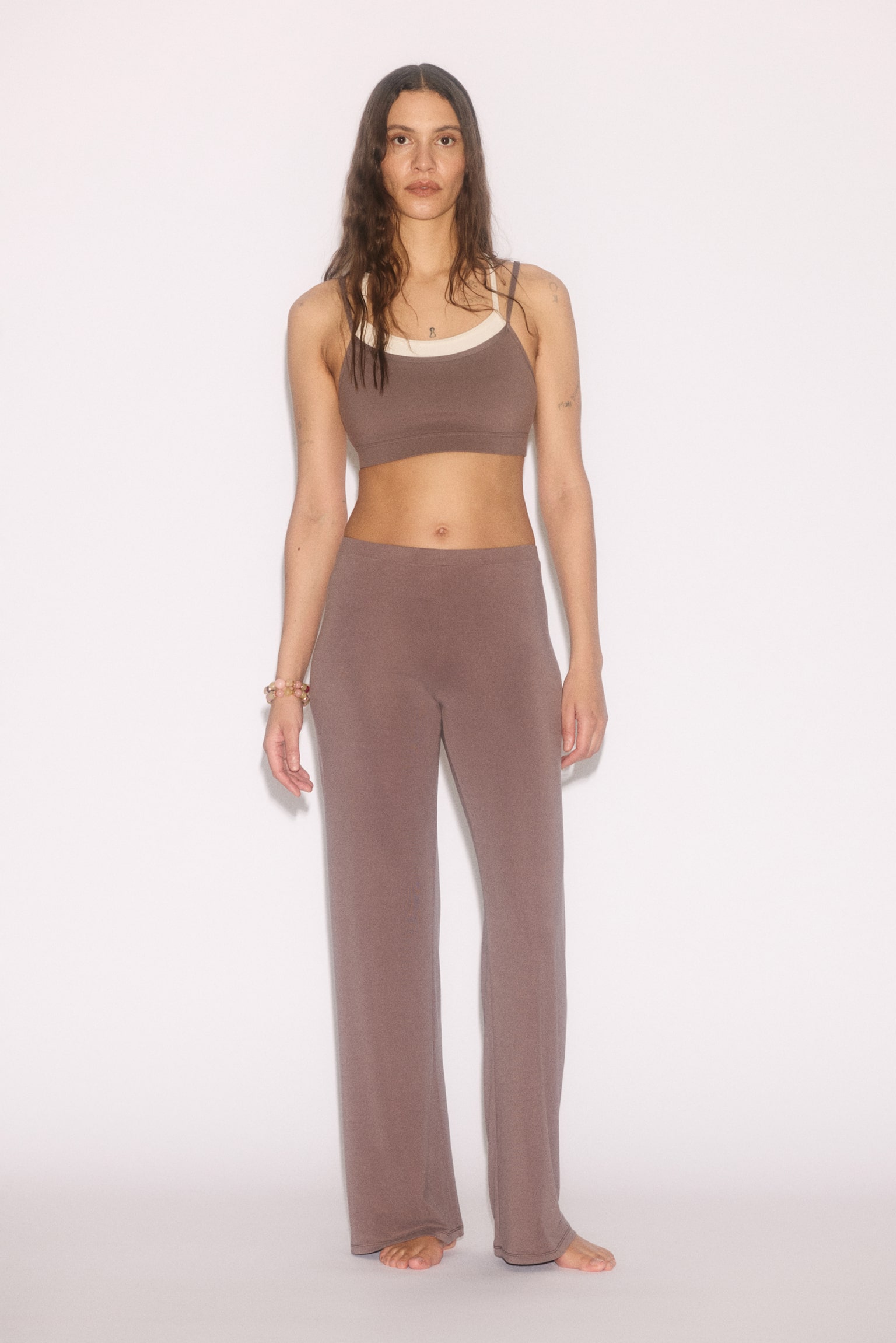 Pantalon de yoga Regular Fit - Truffe clair - 2