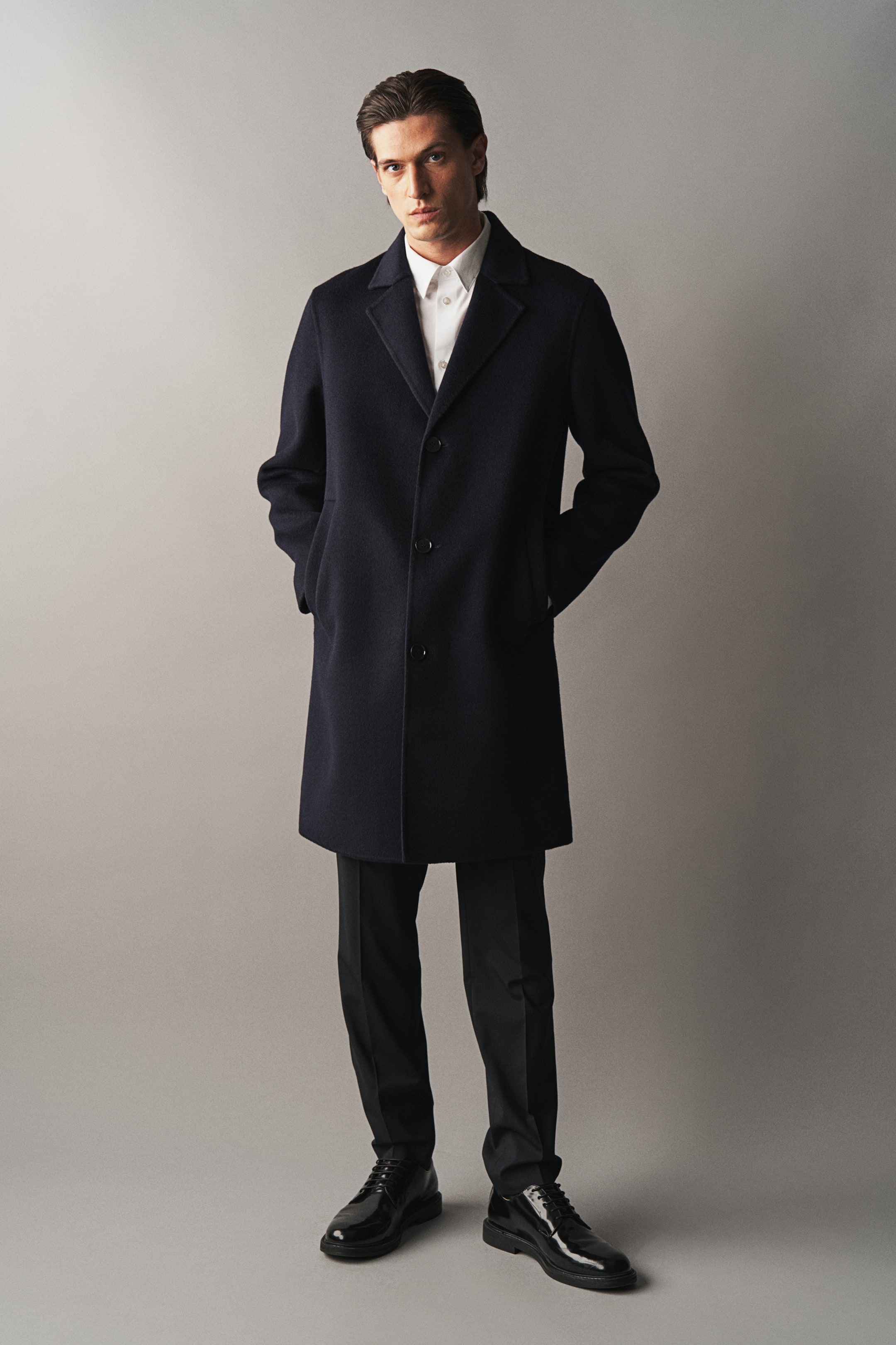 Wool coat - Navy blue - Men | H&M GB 4