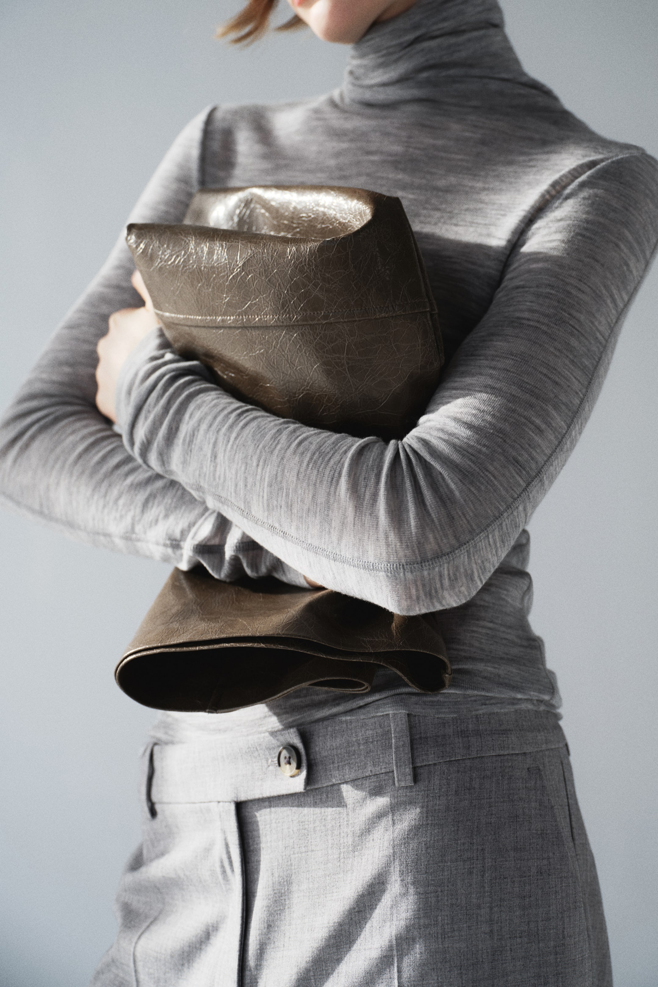 View larger image: Dress Pants - Gray melange - Ladies | H&M US 3