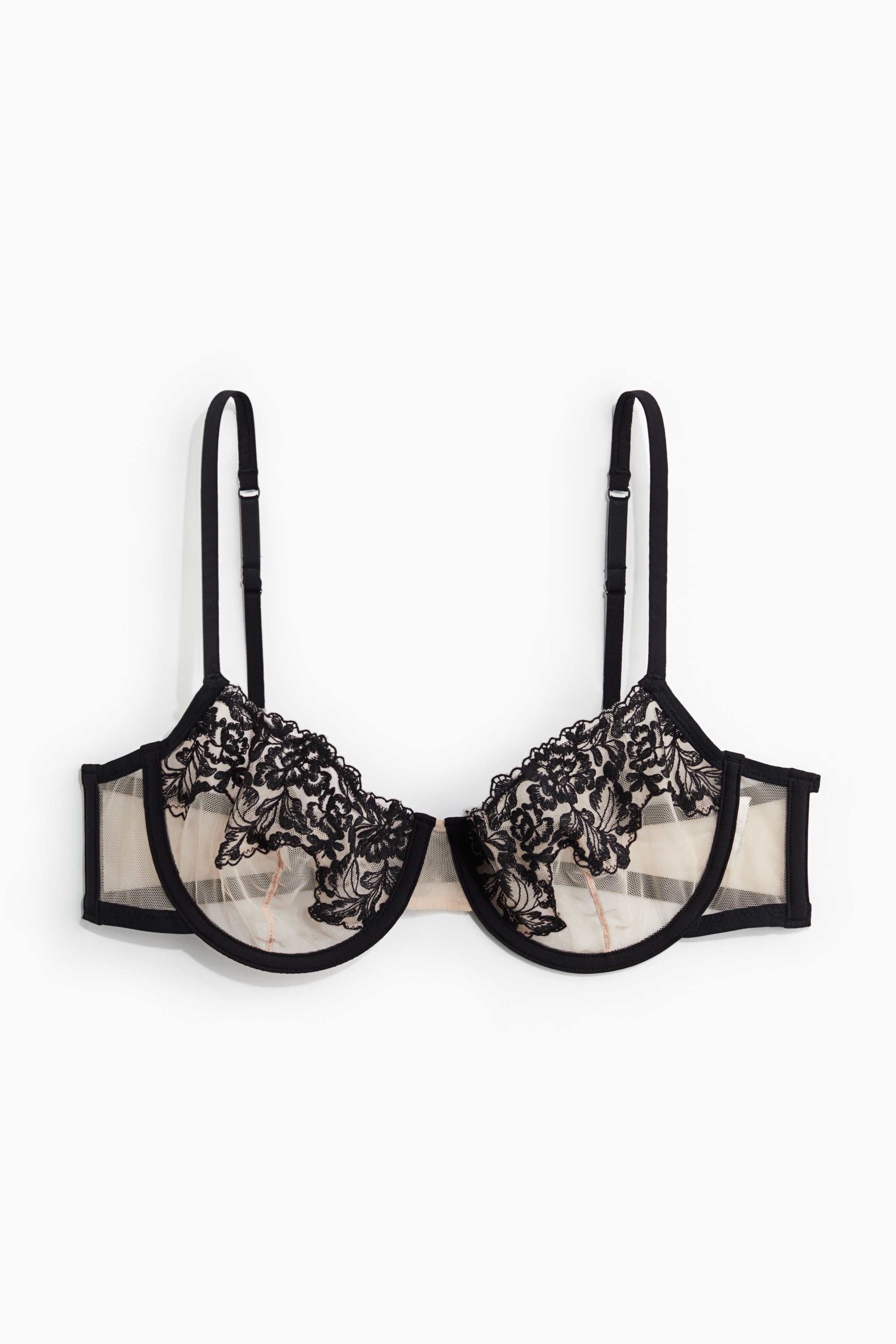 Reggiseno a balconcino ricamatoModal