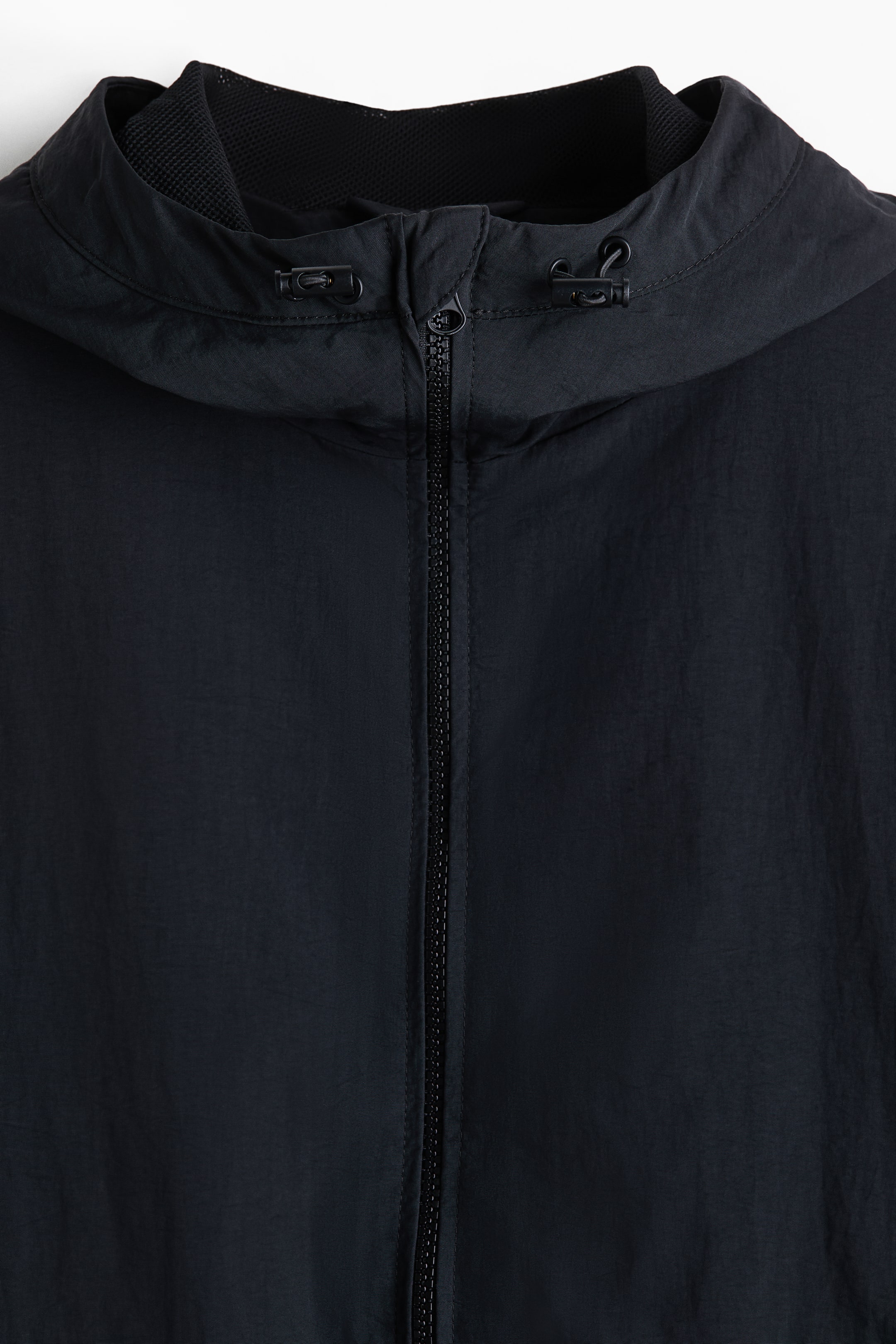 View larger image: Water-repellent nylon windbreaker - Black - Men | H&M IN 3
