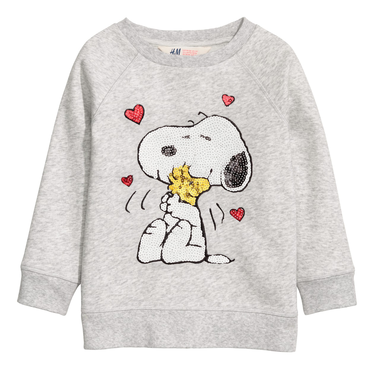 Sudadera con estampado Gris/Snoopy NIÑOS H&M ES