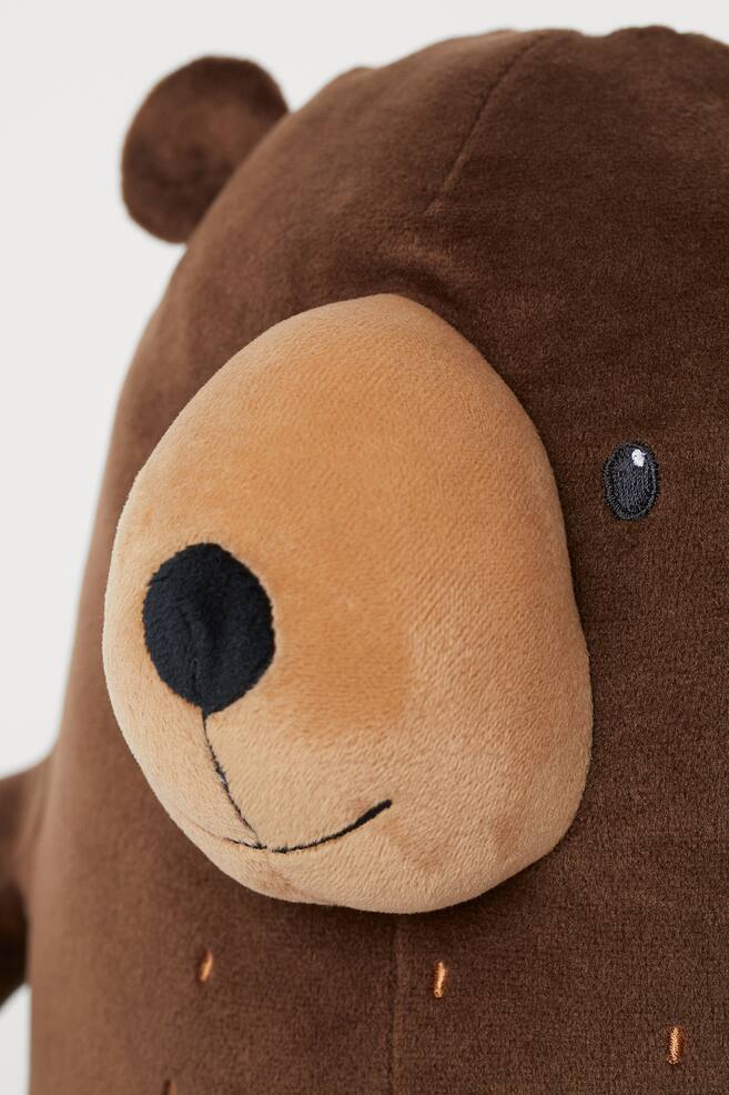 Extra-soft soft toy - Dark brown/Bear/Dark brown - 2